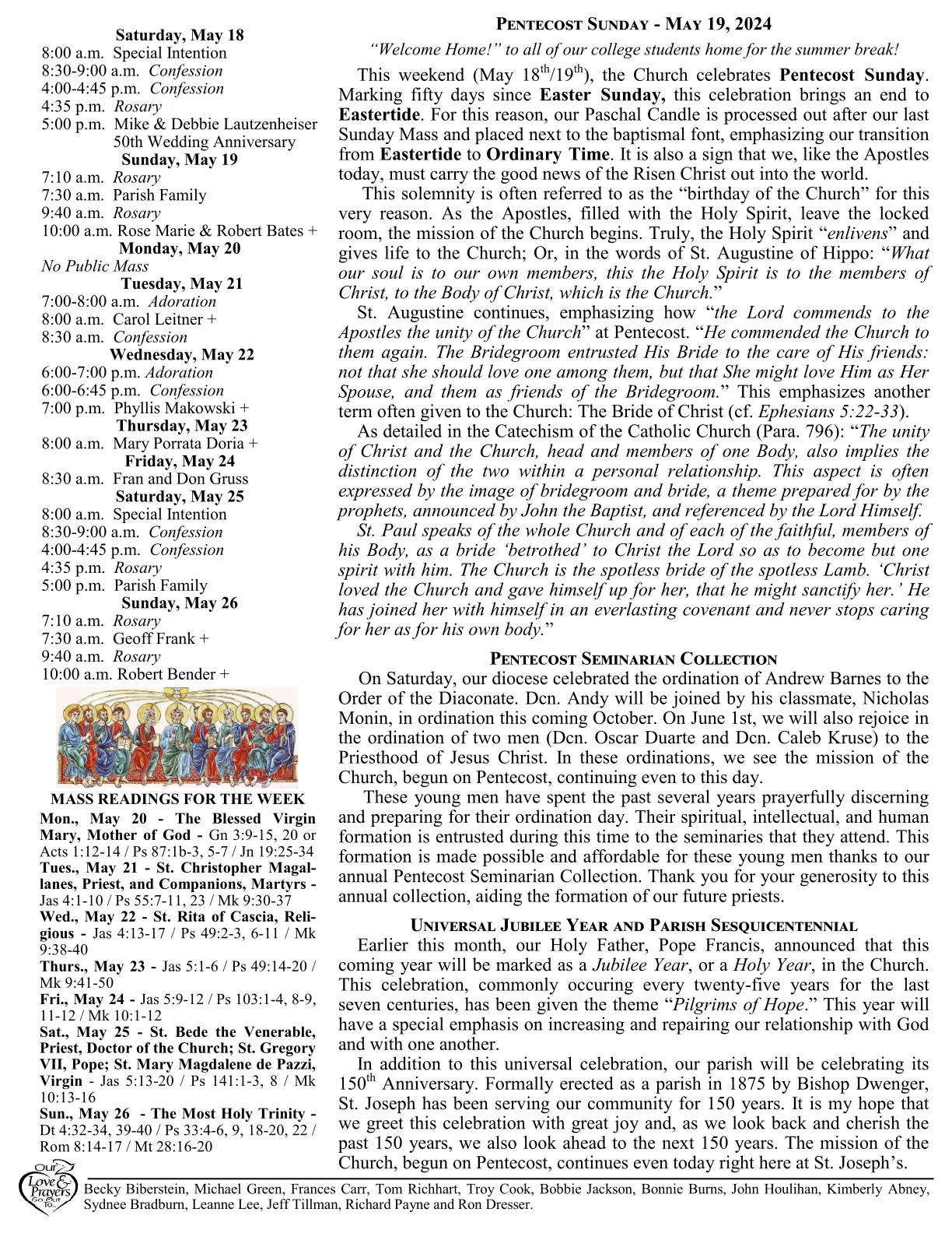 May 19, 2024 - Bulletin - Page 2