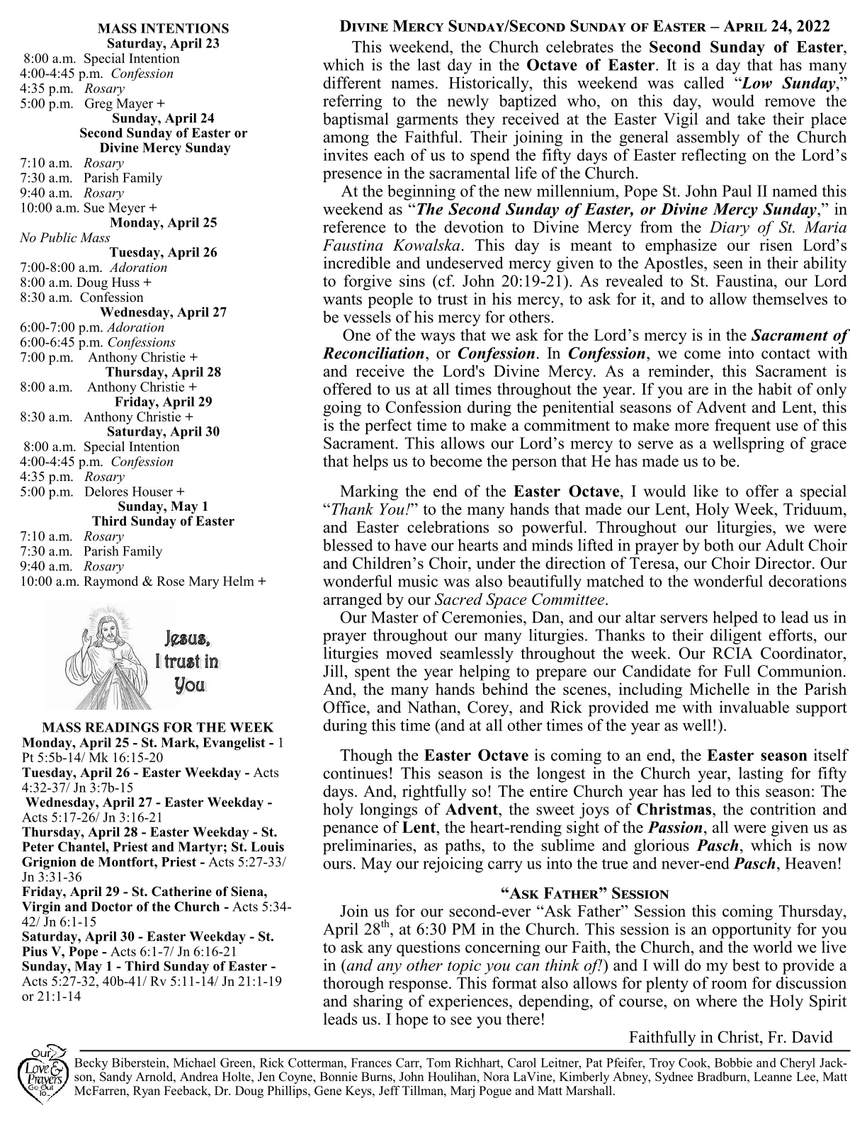 Apr 24, 2022 - Bulletin - Page 2