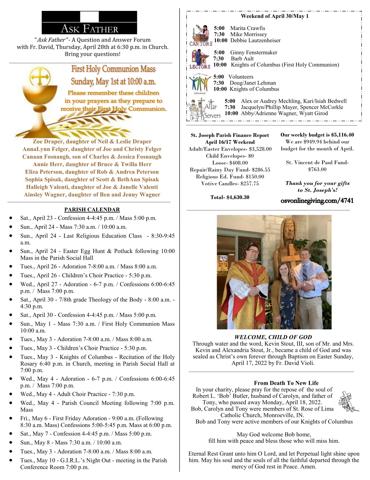 Apr 24, 2022 - Bulletin - Page 3