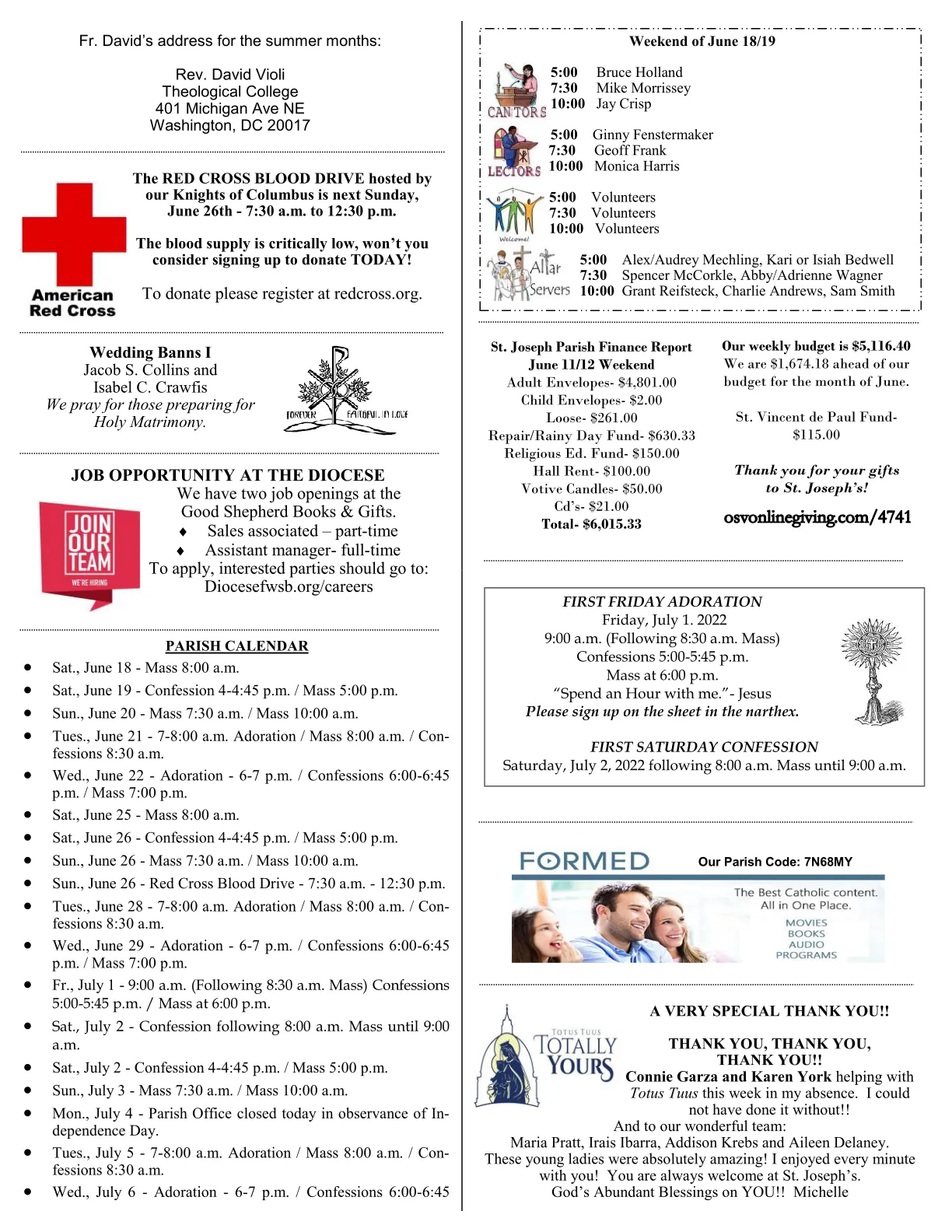 Jun 19, 2022 - Bulletin - Page 3