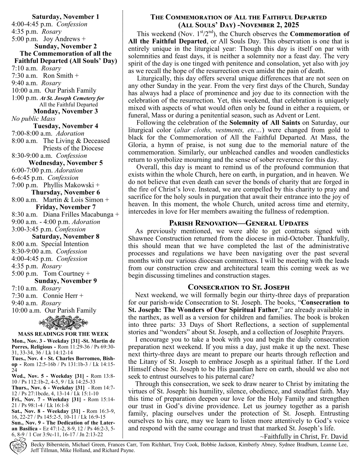 Nov 02, 2025 - Bulletin - Page 2