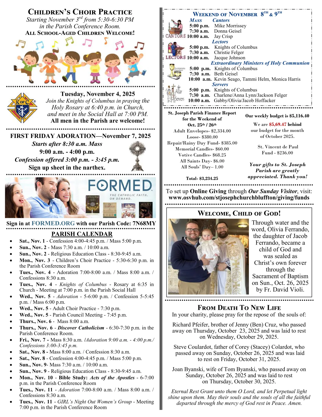 Nov 02, 2025 - Bulletin - Page 3