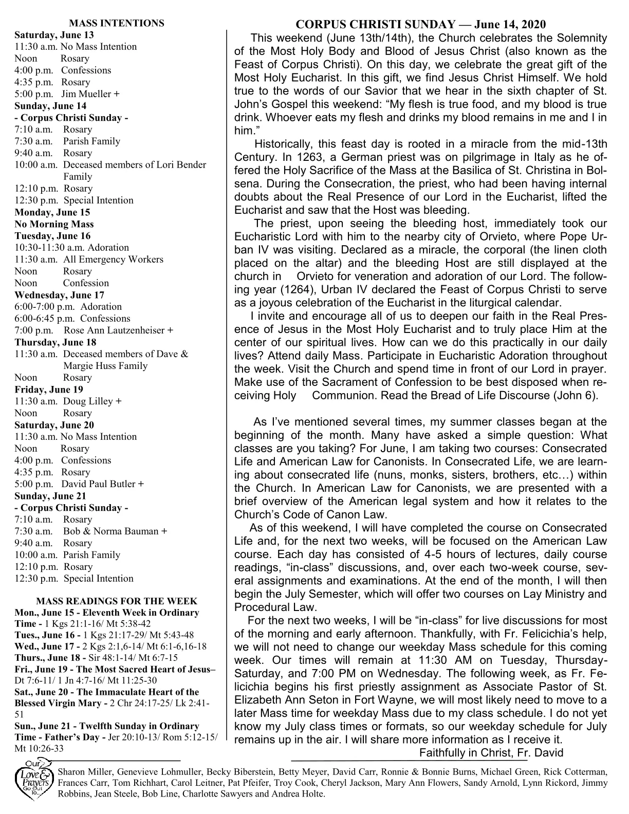 Jun 14, 2020 - Bulletin - Page 2