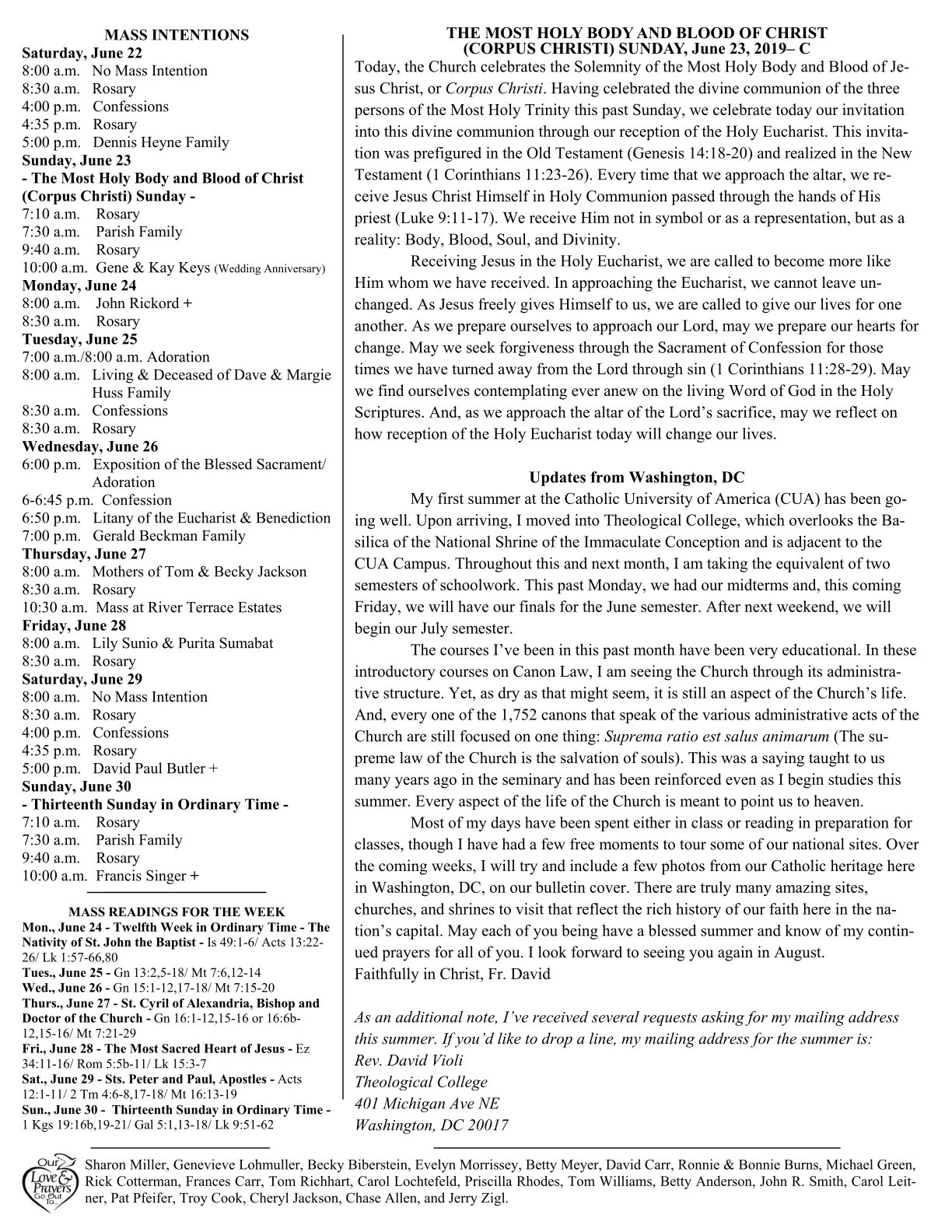 Jun 23, 2019 - Bulletin - Page 2