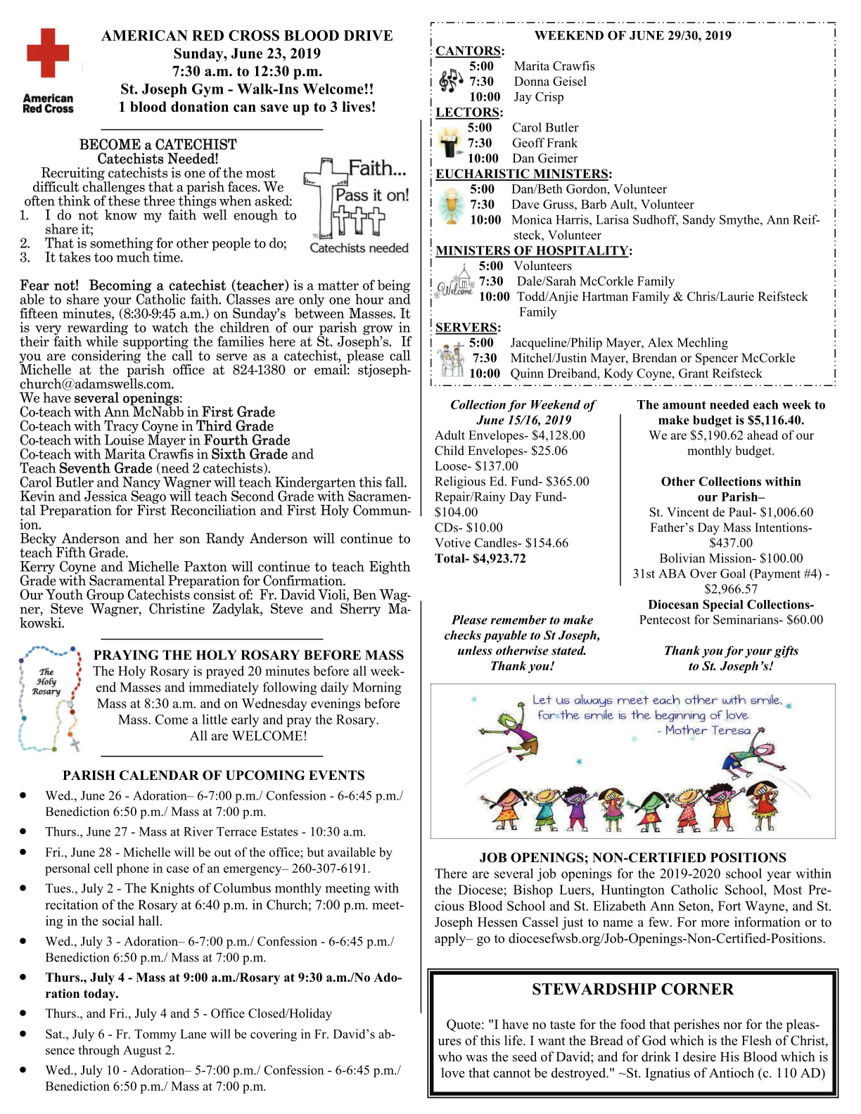 Jun 23, 2019 - Bulletin - Page 3