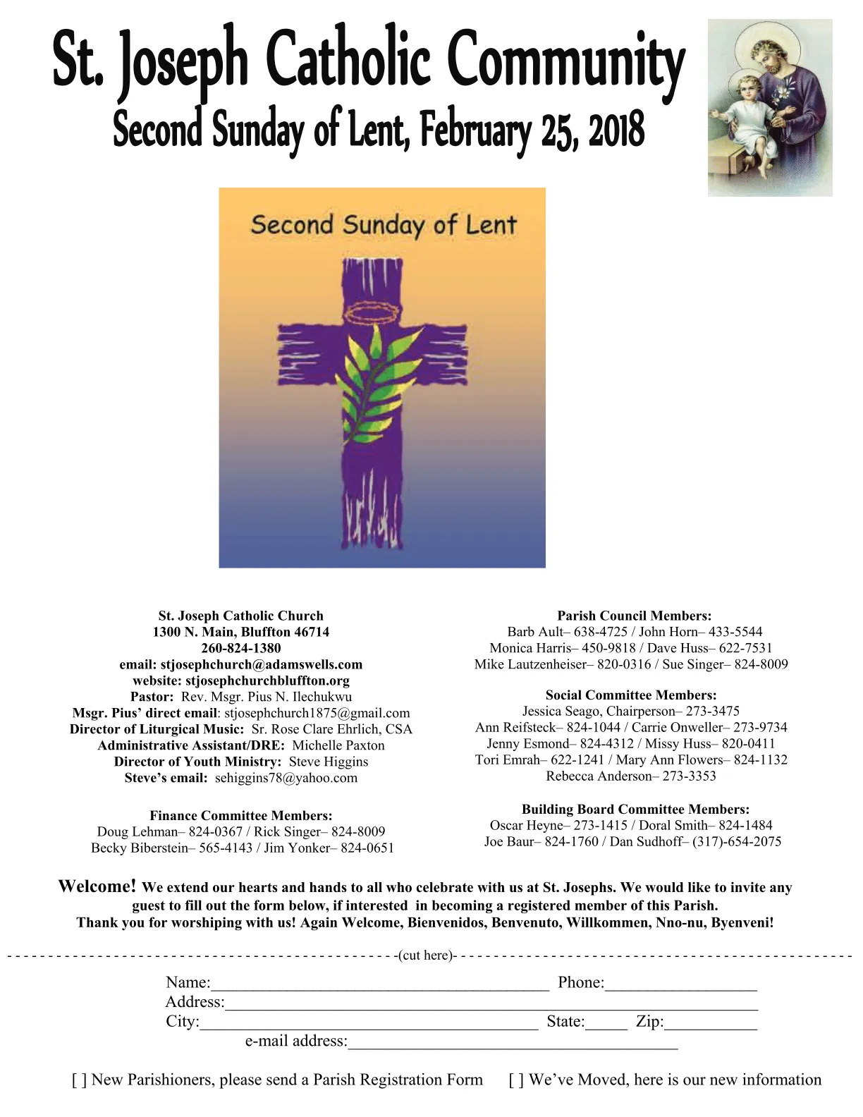 Feb 25, 2018 - Bulletin - Page 1