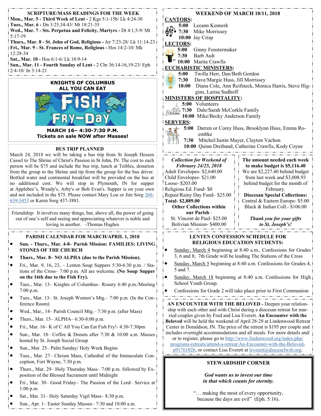 Mar 04, 2018 - Bulletin - Page 3