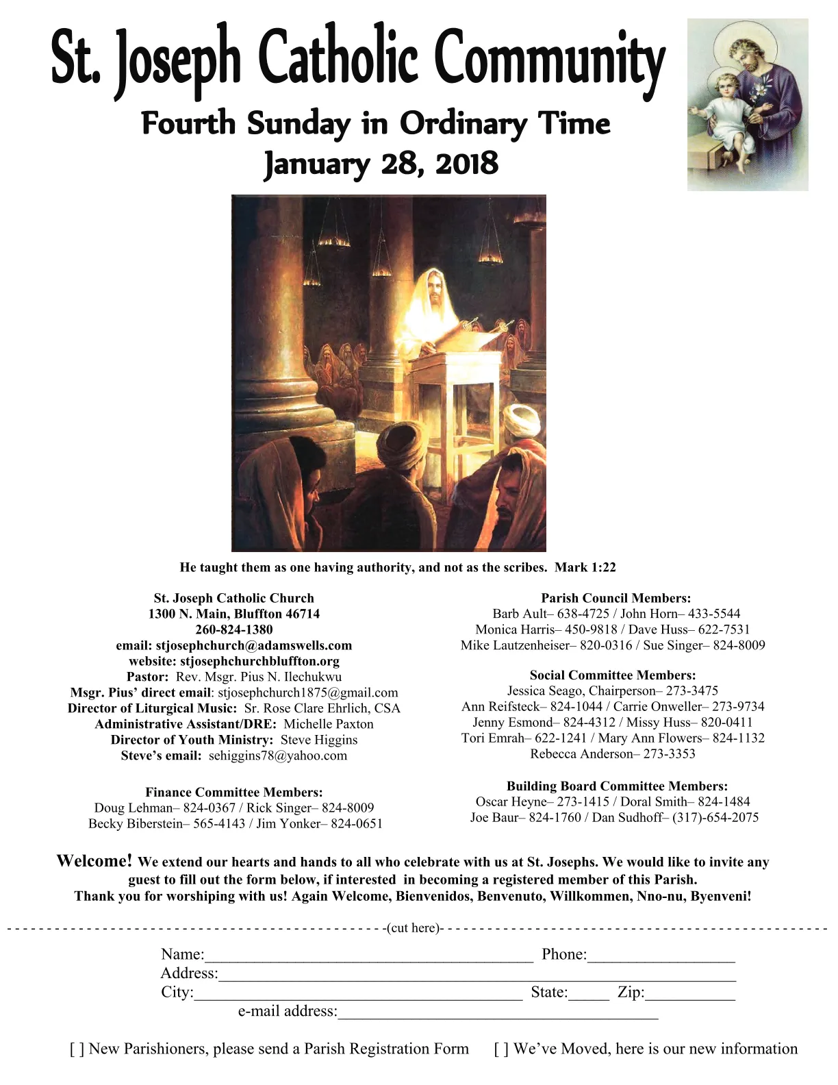 Jan 28, 2018 - Bulletin - Page 1