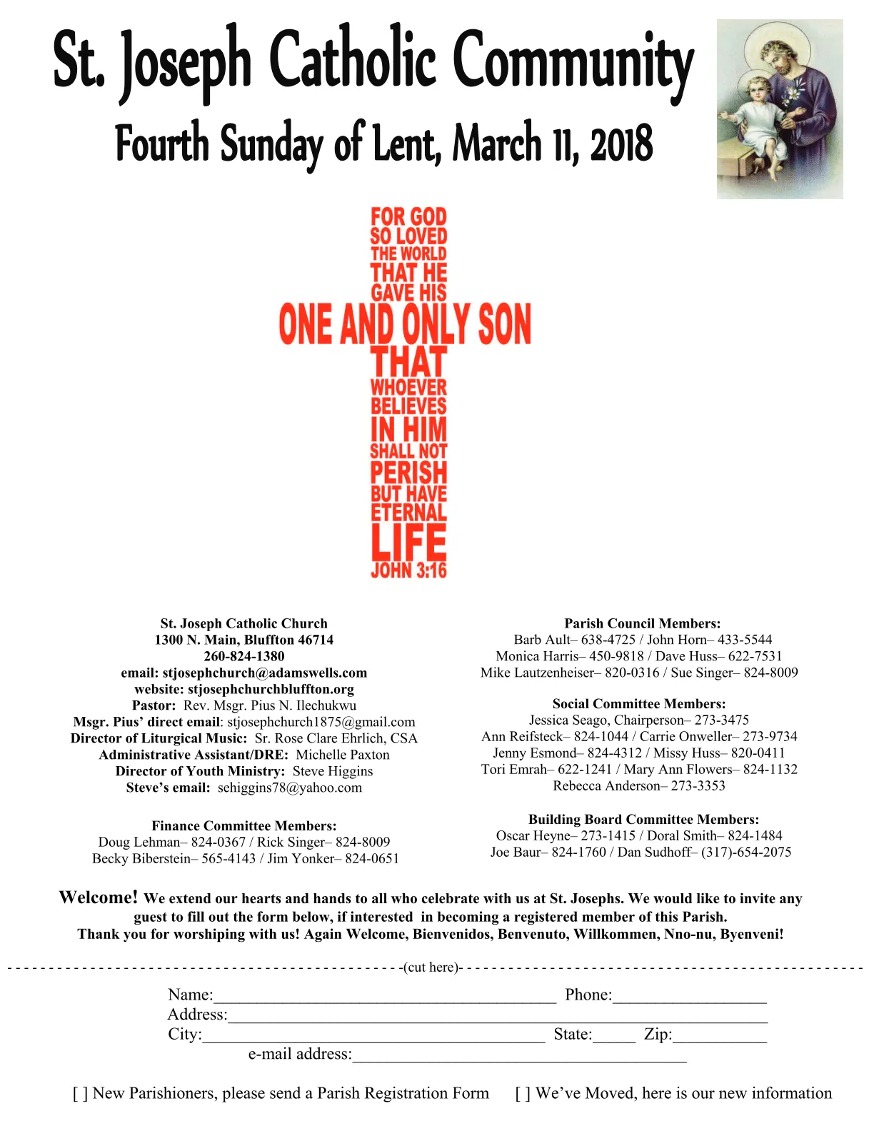 Mar 11, 2018 - Bulletin - Page 1