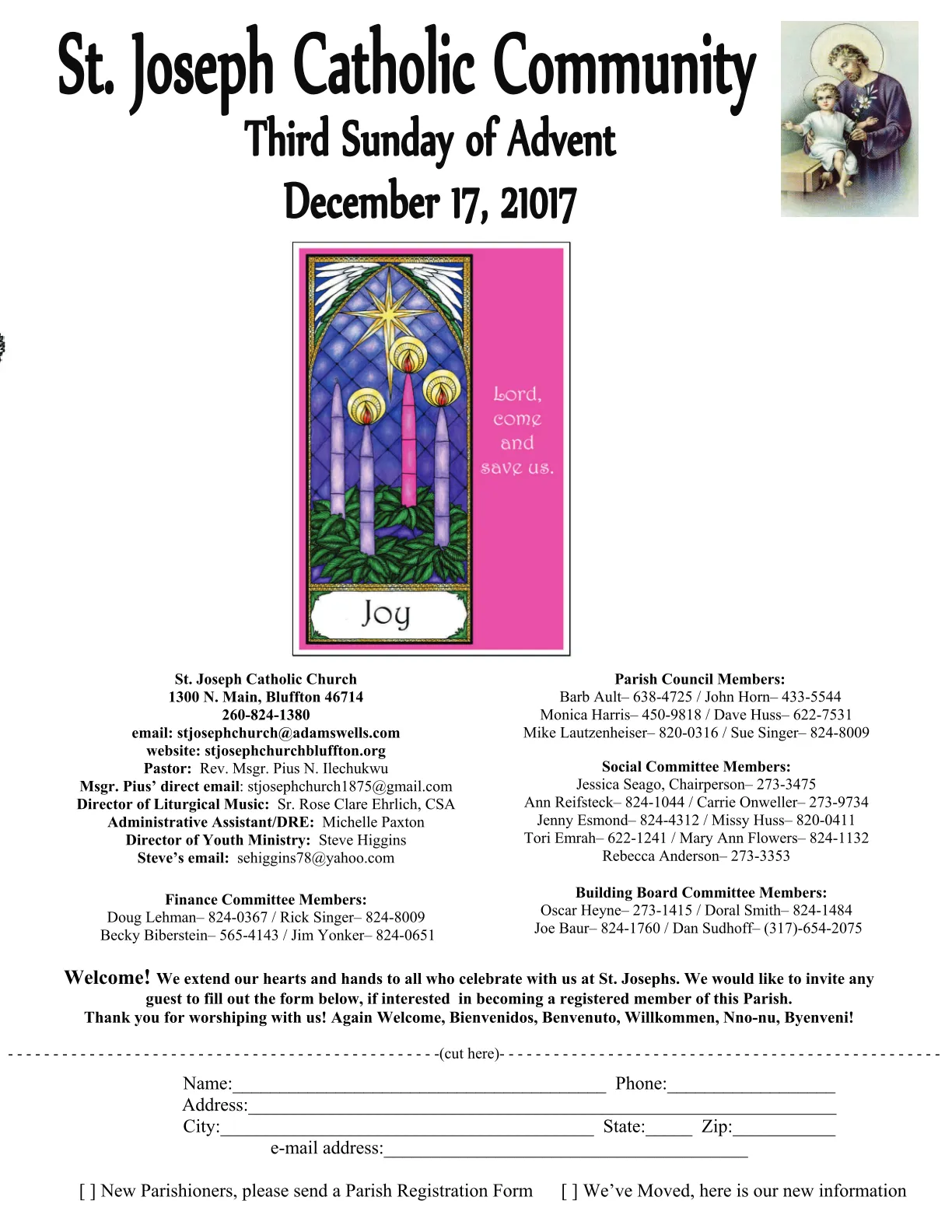 Dec 17, 2017 - Bulletin - Page 1