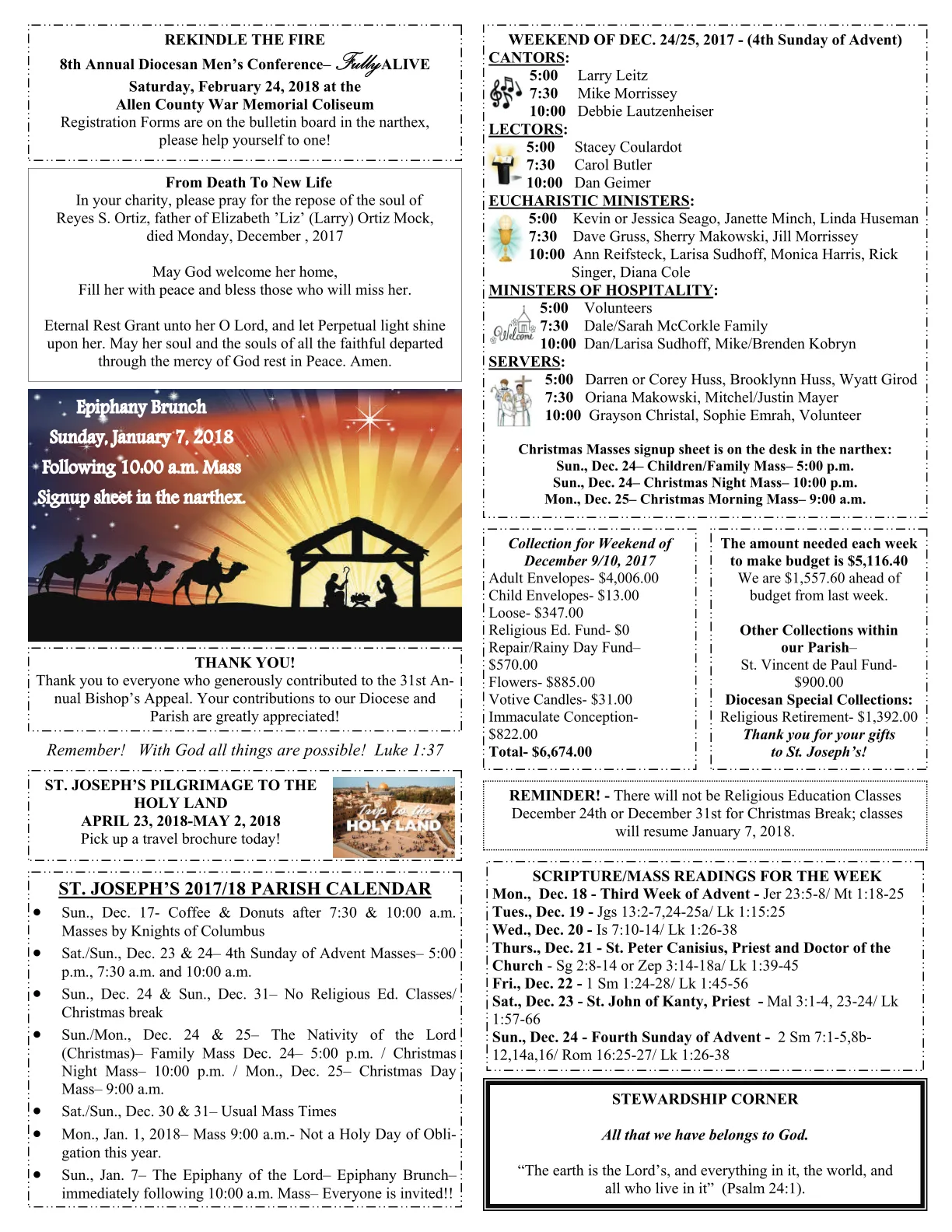 Dec 17, 2017 - Bulletin - Page 3