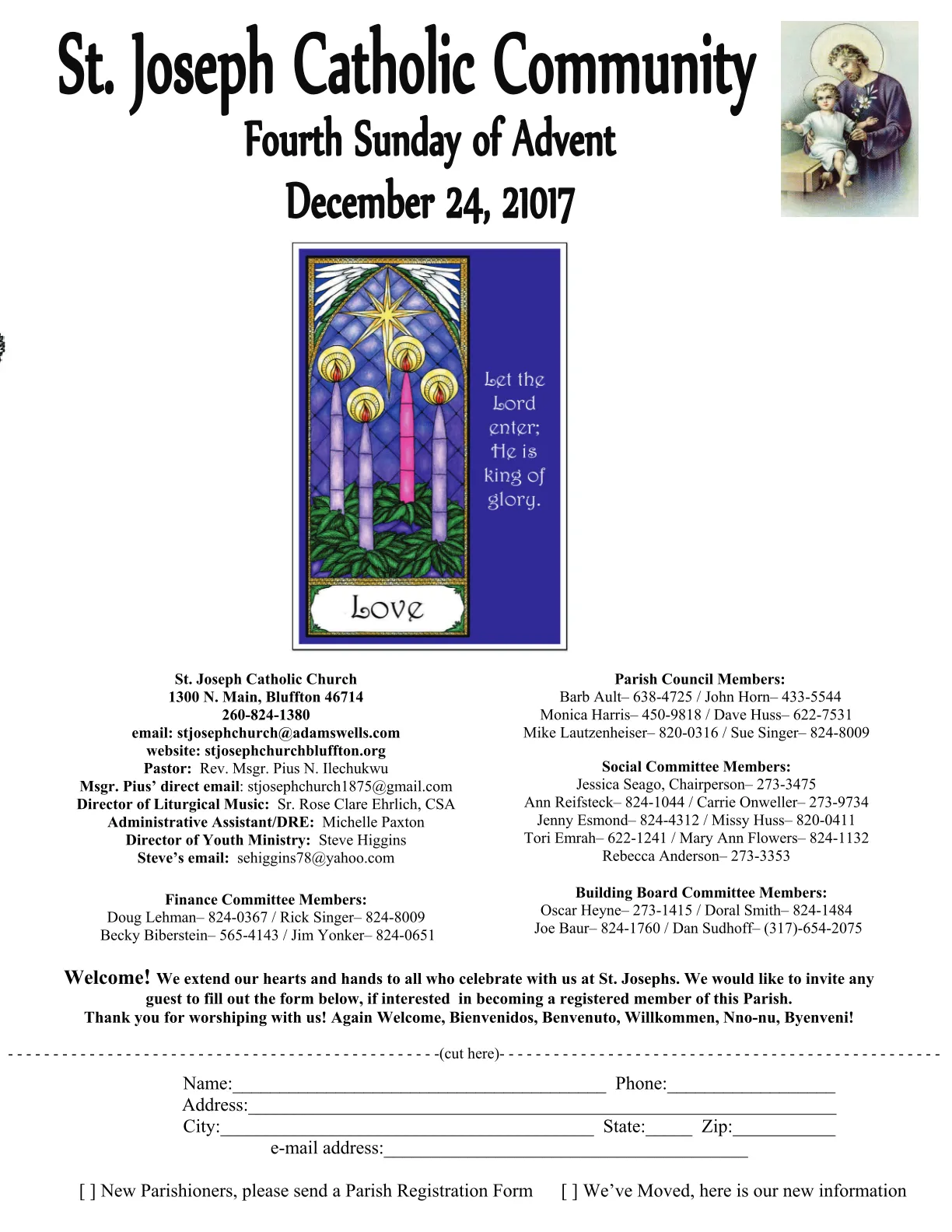 Dec 24, 2017 - Bulletin - Page 1