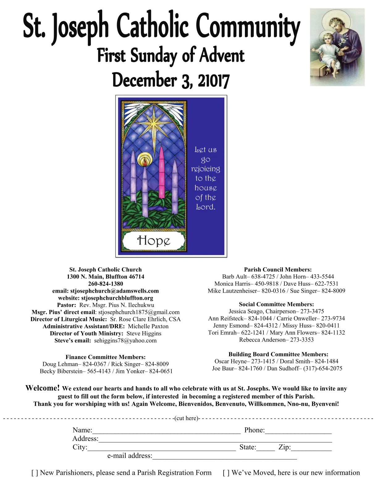 Dec 03, 2017 - Bulletin - Page 1