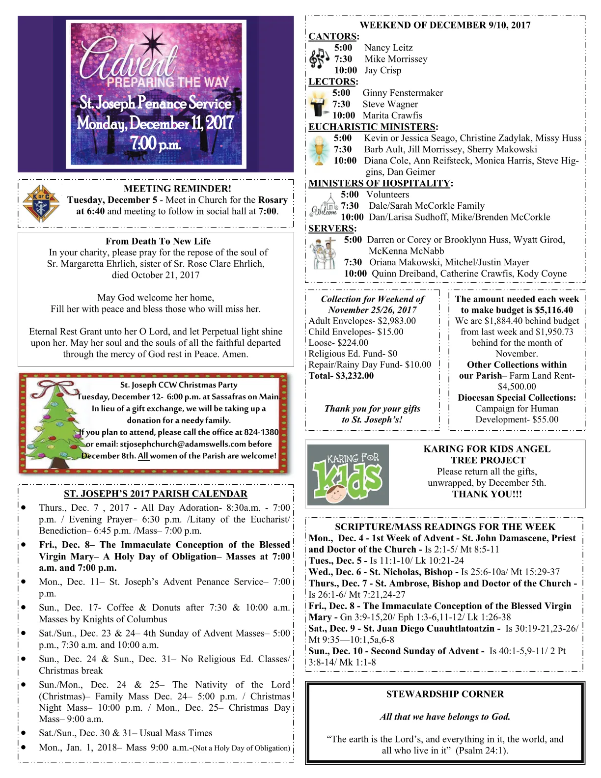 Dec 03, 2017 - Bulletin - Page 3