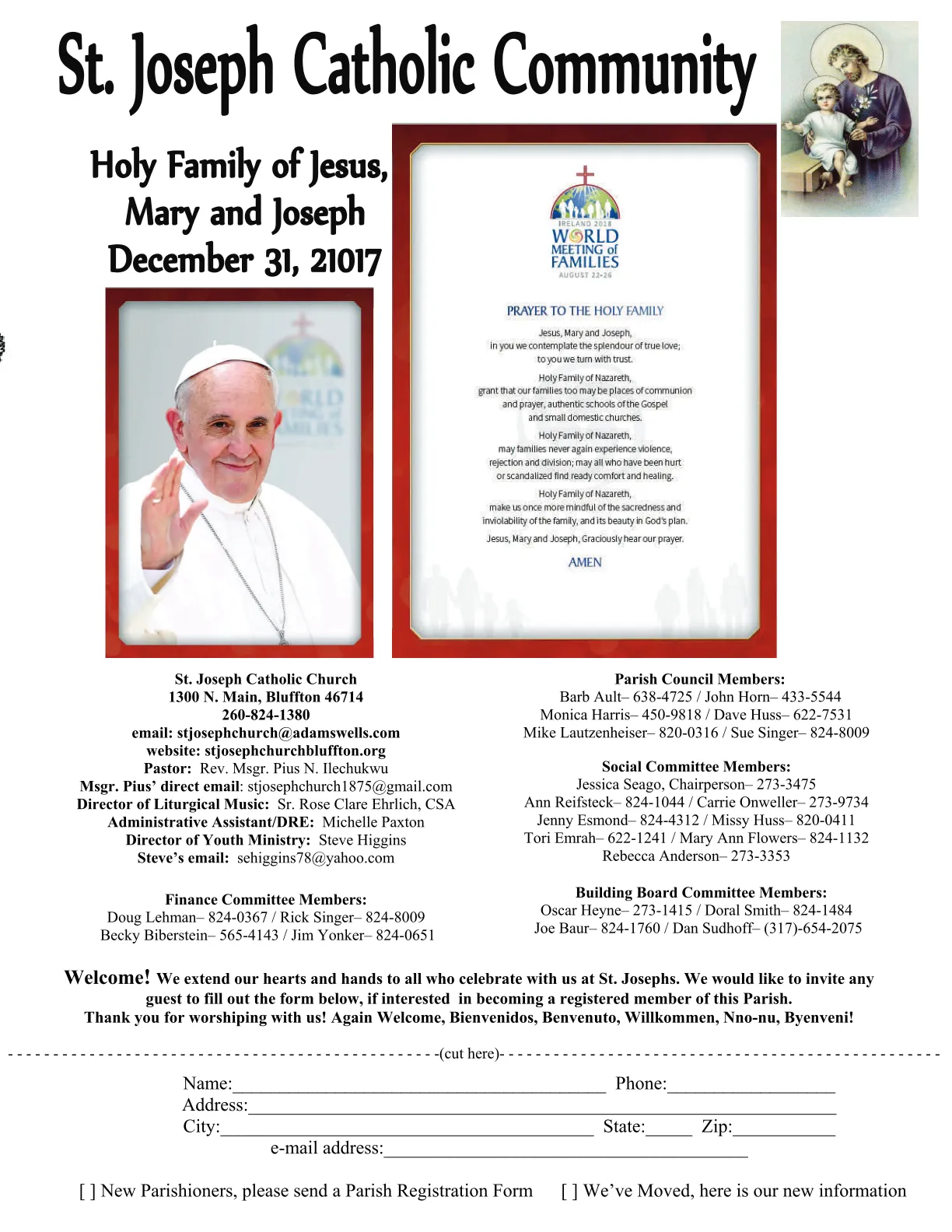 Dec 31, 2017 - Bulletin - Page 1