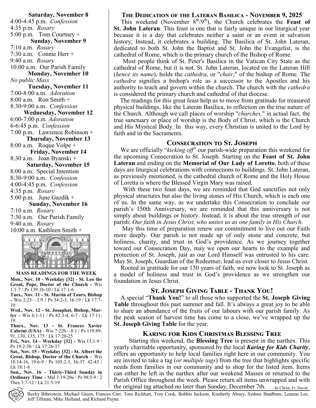 Nov 09, 2025 - Bulletin - Page 2