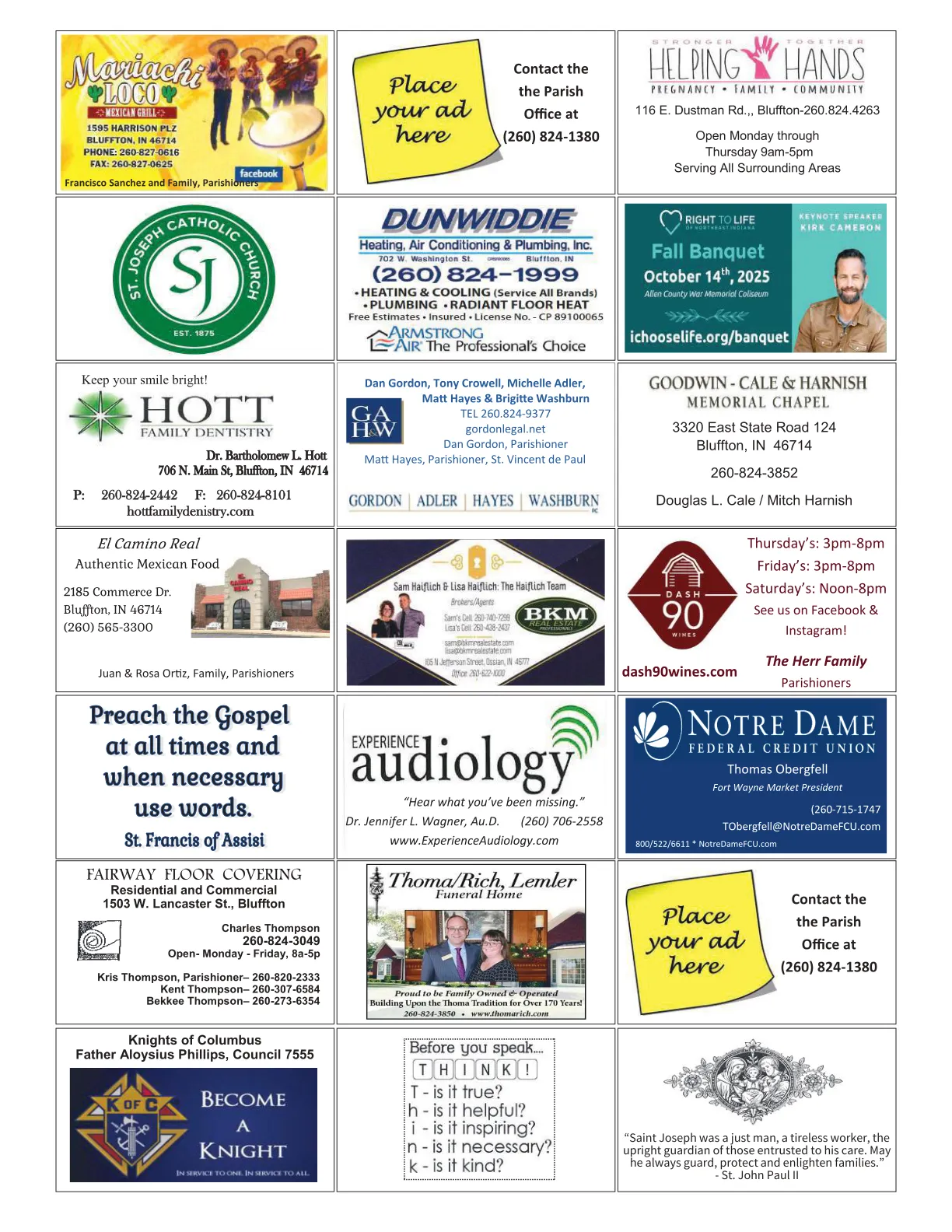 Nov 09, 2025 - Bulletin - Page 4