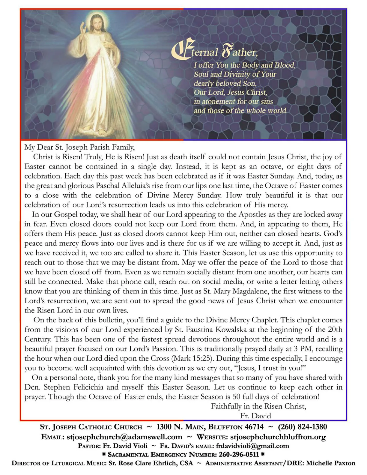 Apr 19, 2020 - Bulletin - Page 1