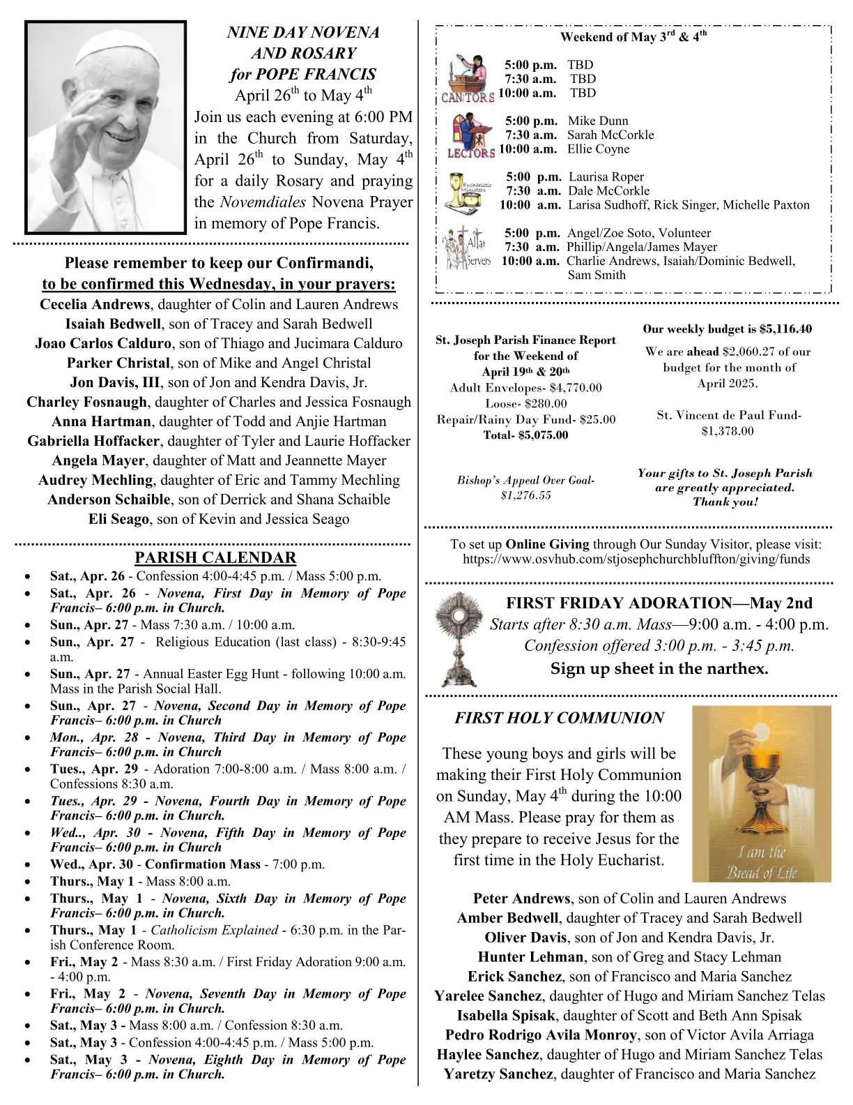 Apr 27, 2025 - Bulletin - Page 3