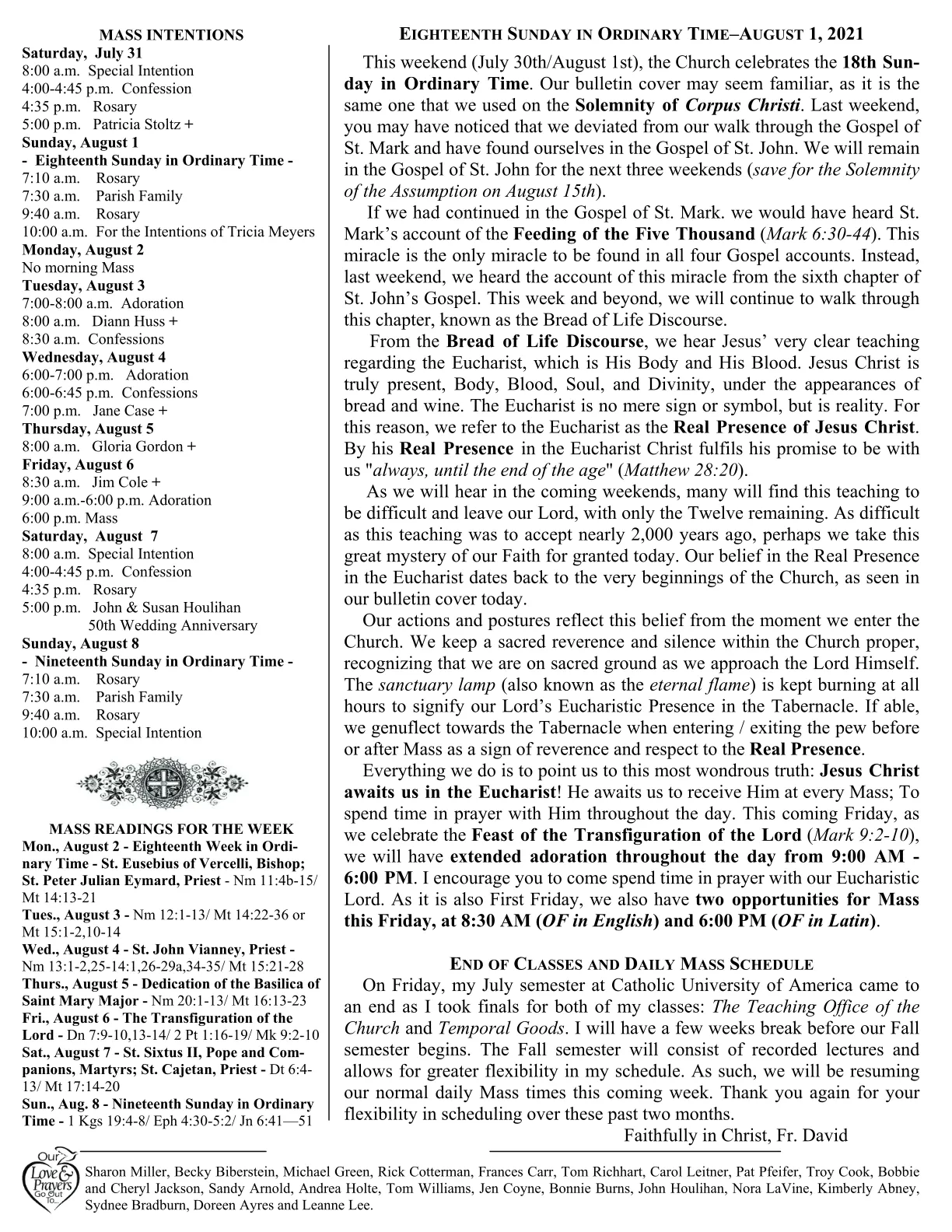 Aug 01, 2021 - Bulletin - Page 2