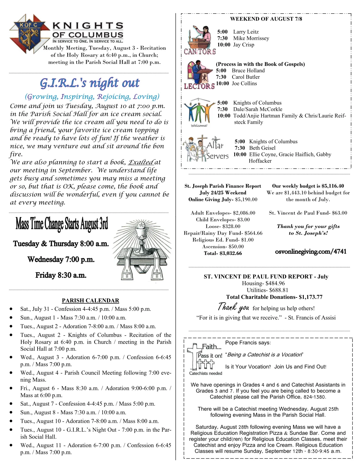Aug 01, 2021 - Bulletin - Page 3