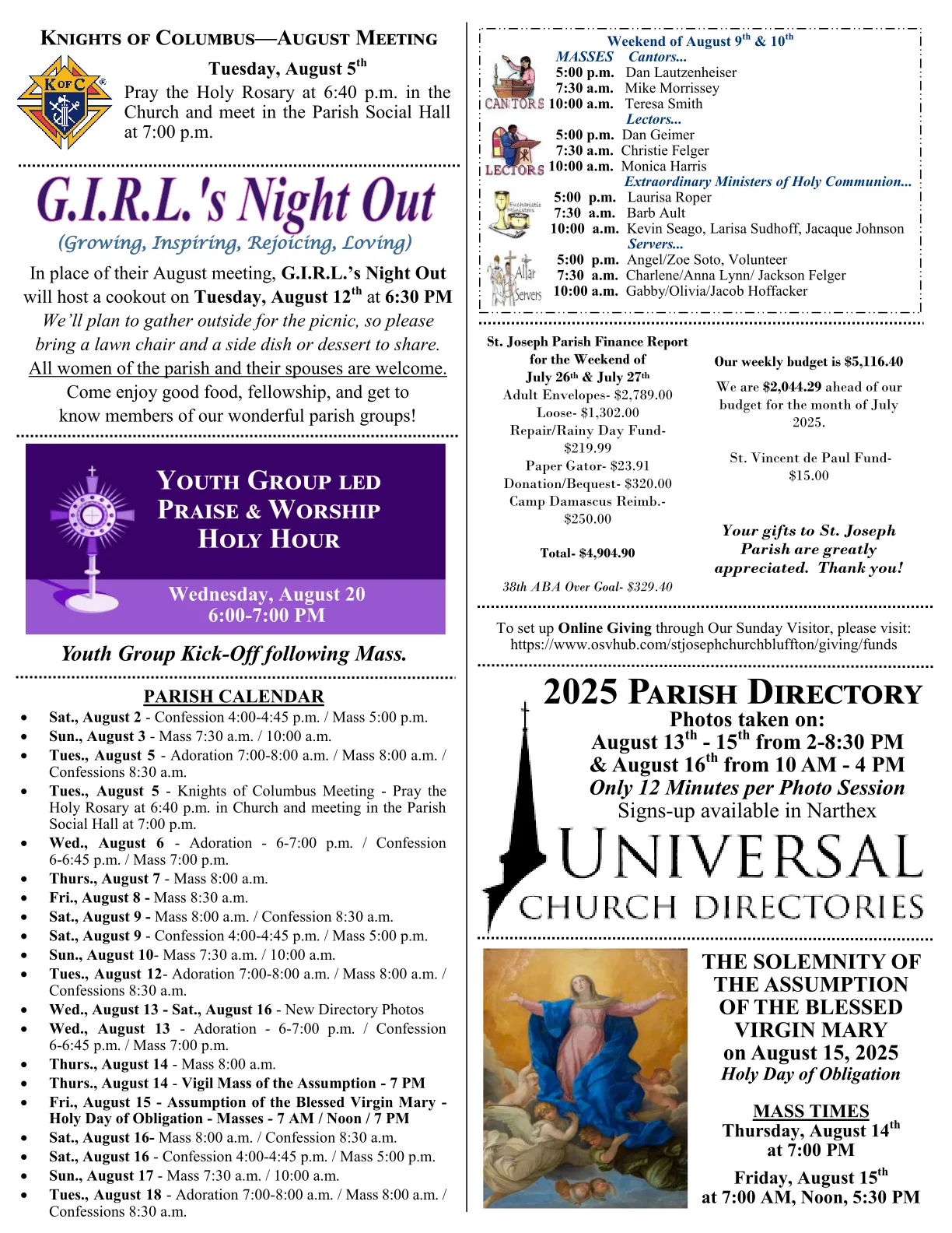 Aug 03, 2025 - Bulletin - Page 3