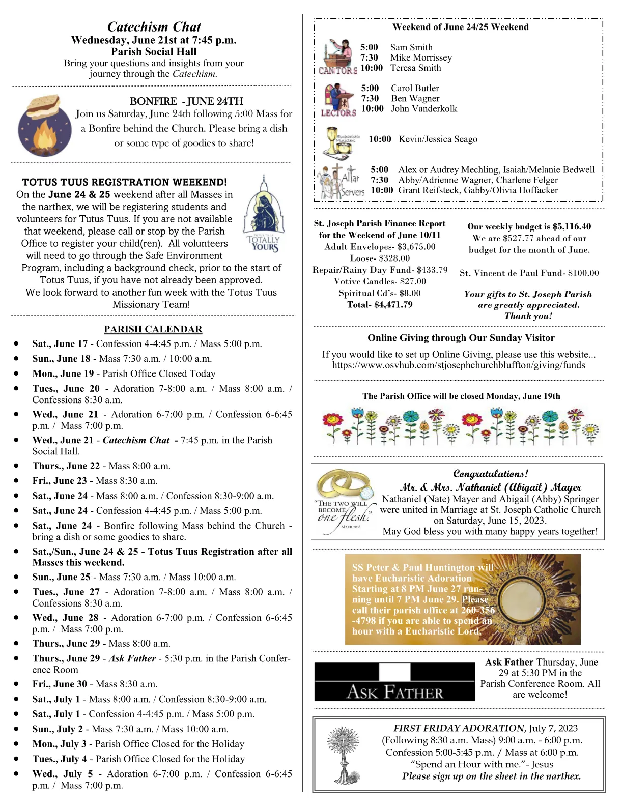 Jun 18, 2023 - Bulletin - Page 3