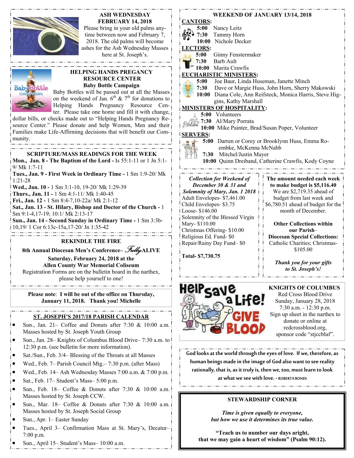 Jan 07, 2018 - Bulletin - Page 3