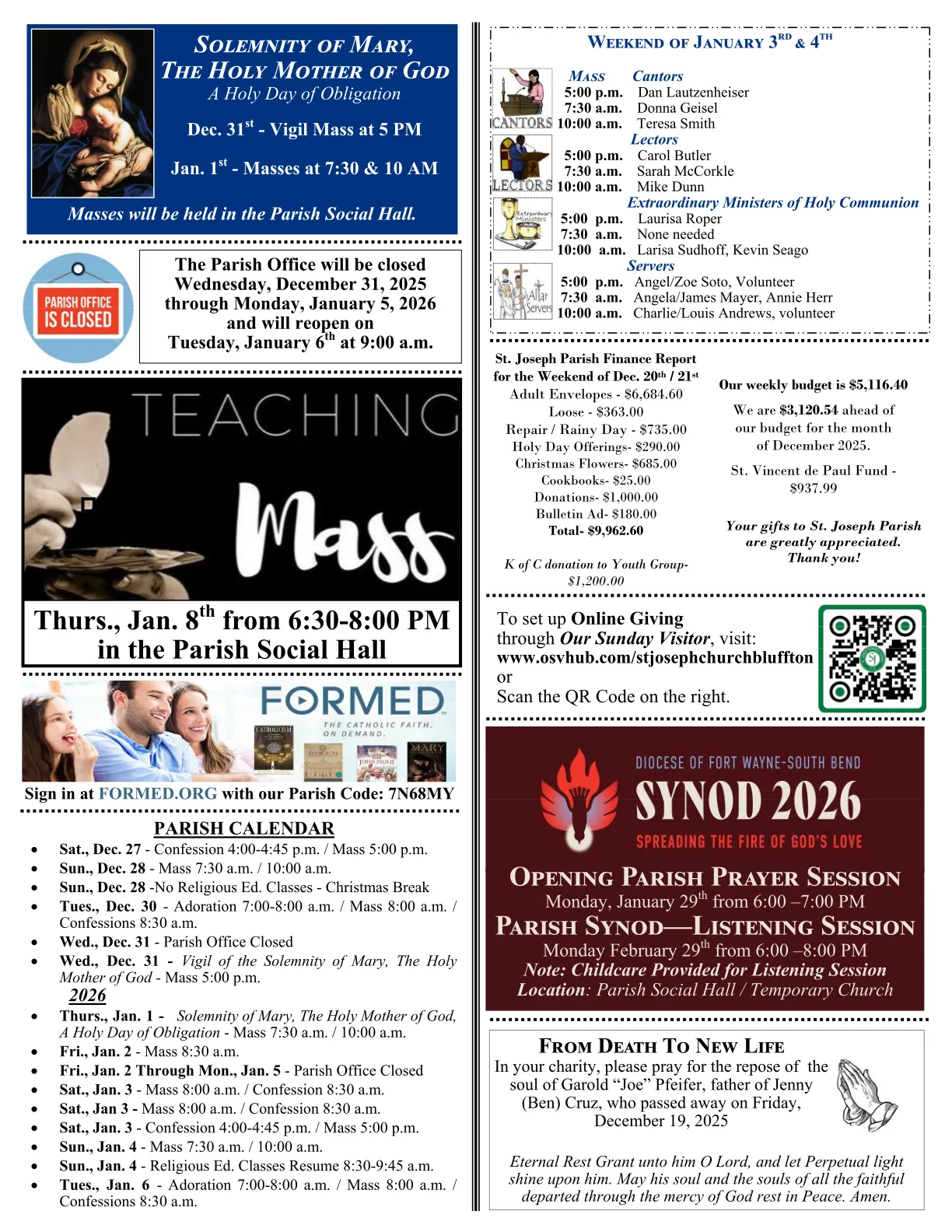 Dec 28, 2025 - Bulletin - Page 3