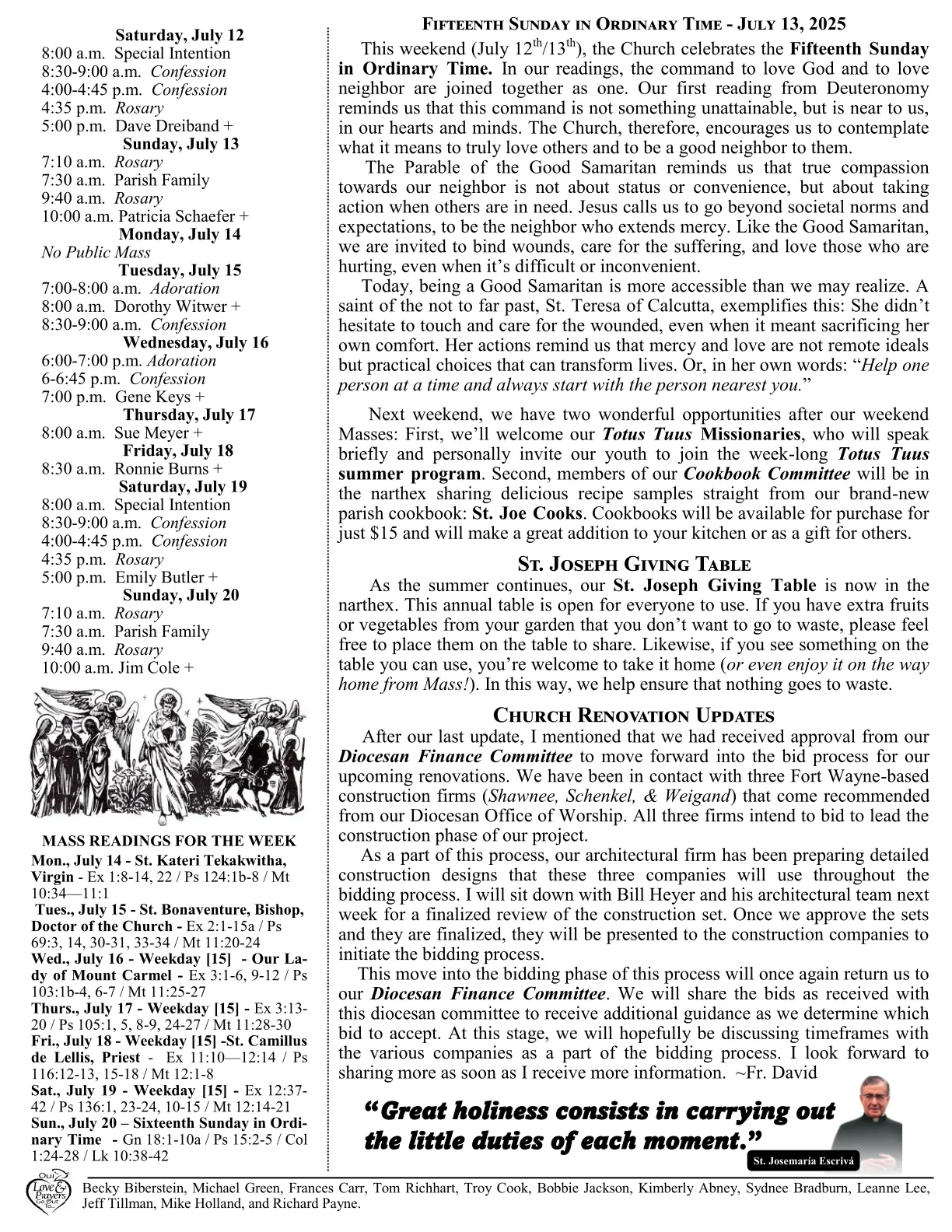 Jul 13, 2025 - Bulletin - Page 2