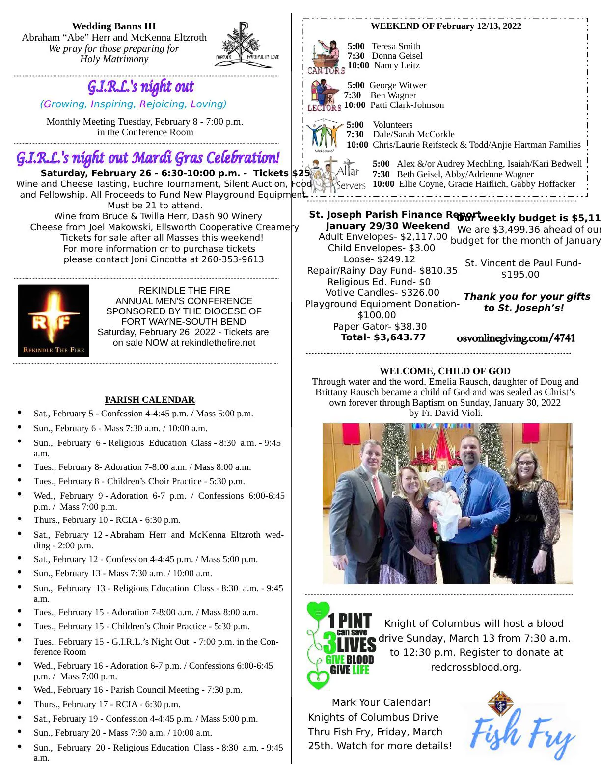 Feb 06, 2022 - Bulletin - Page 3