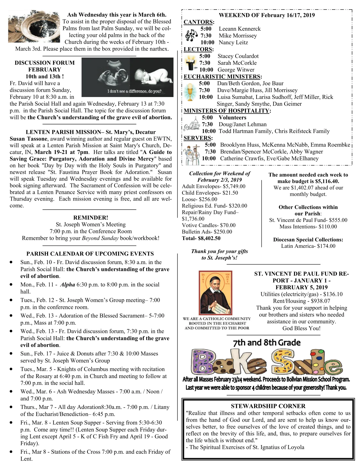 Feb 10, 2019 - Bulletin - Page 3