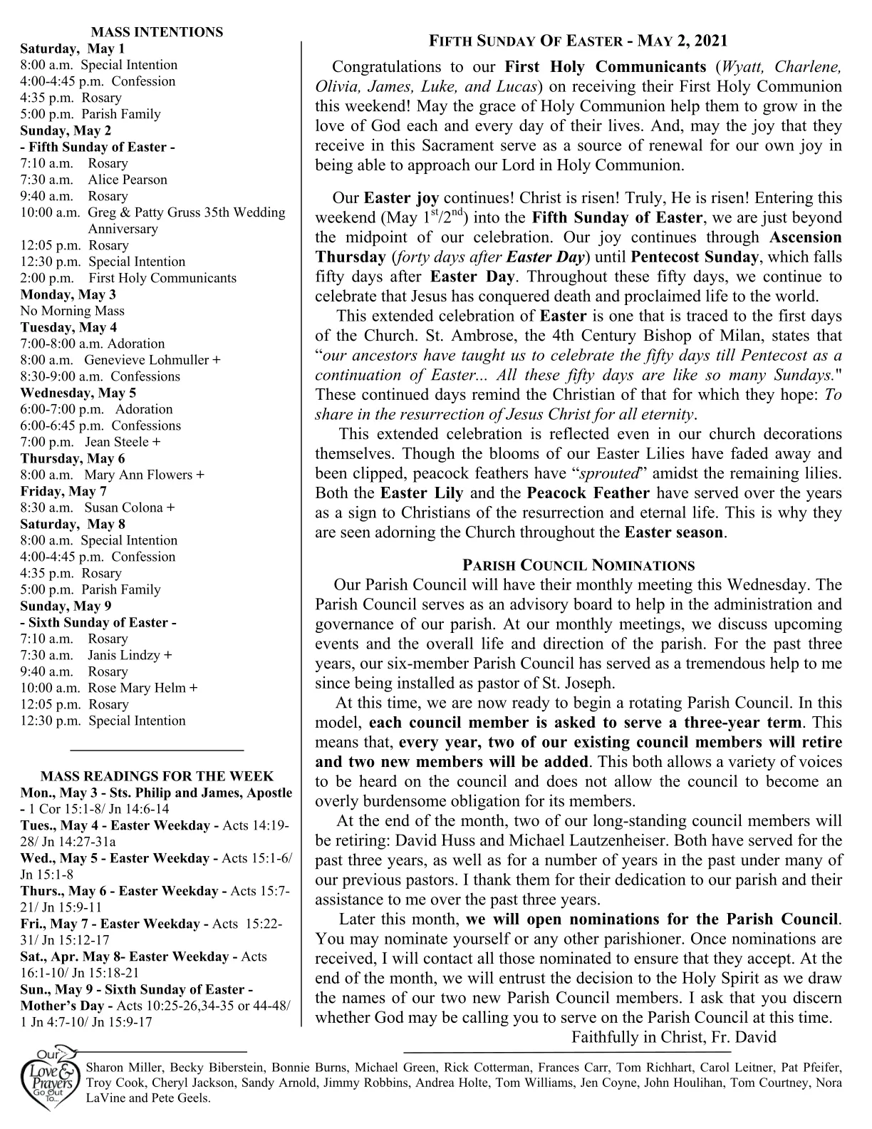 May 02, 2021 - Bulletin - Page 2