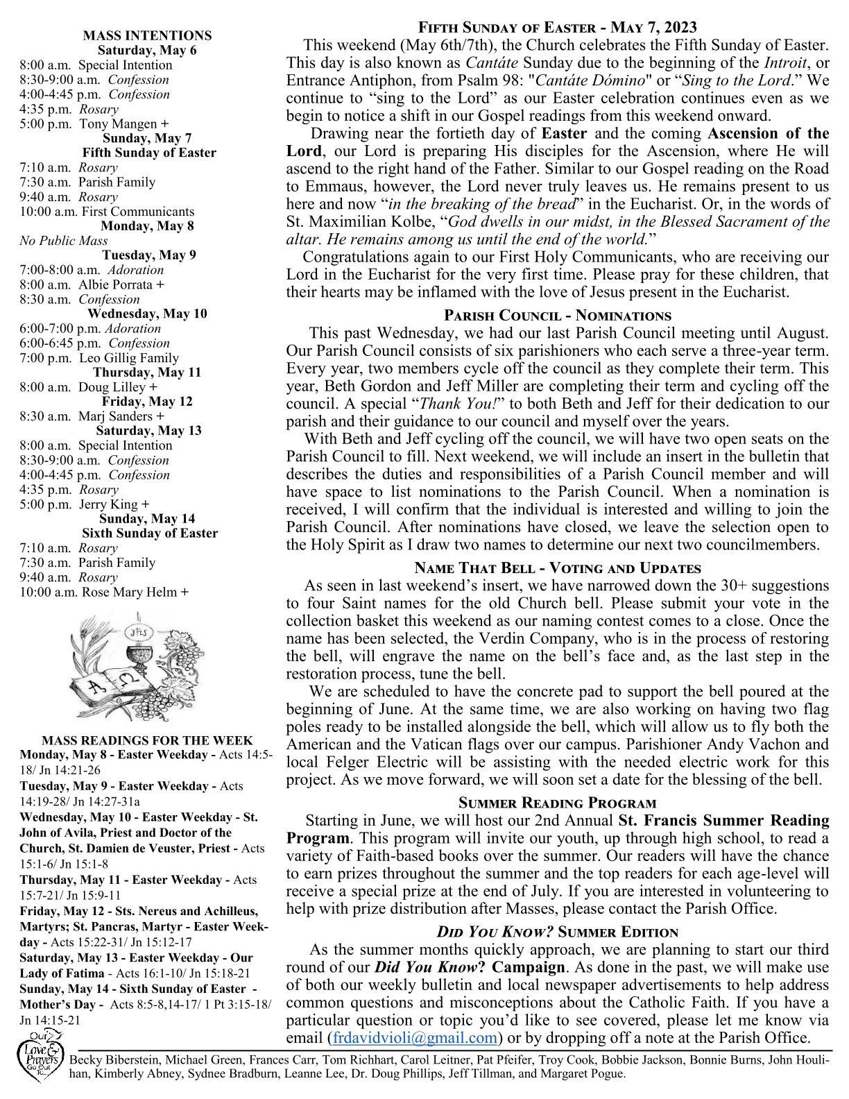 May 07, 2023 - Bulletin - Page 2