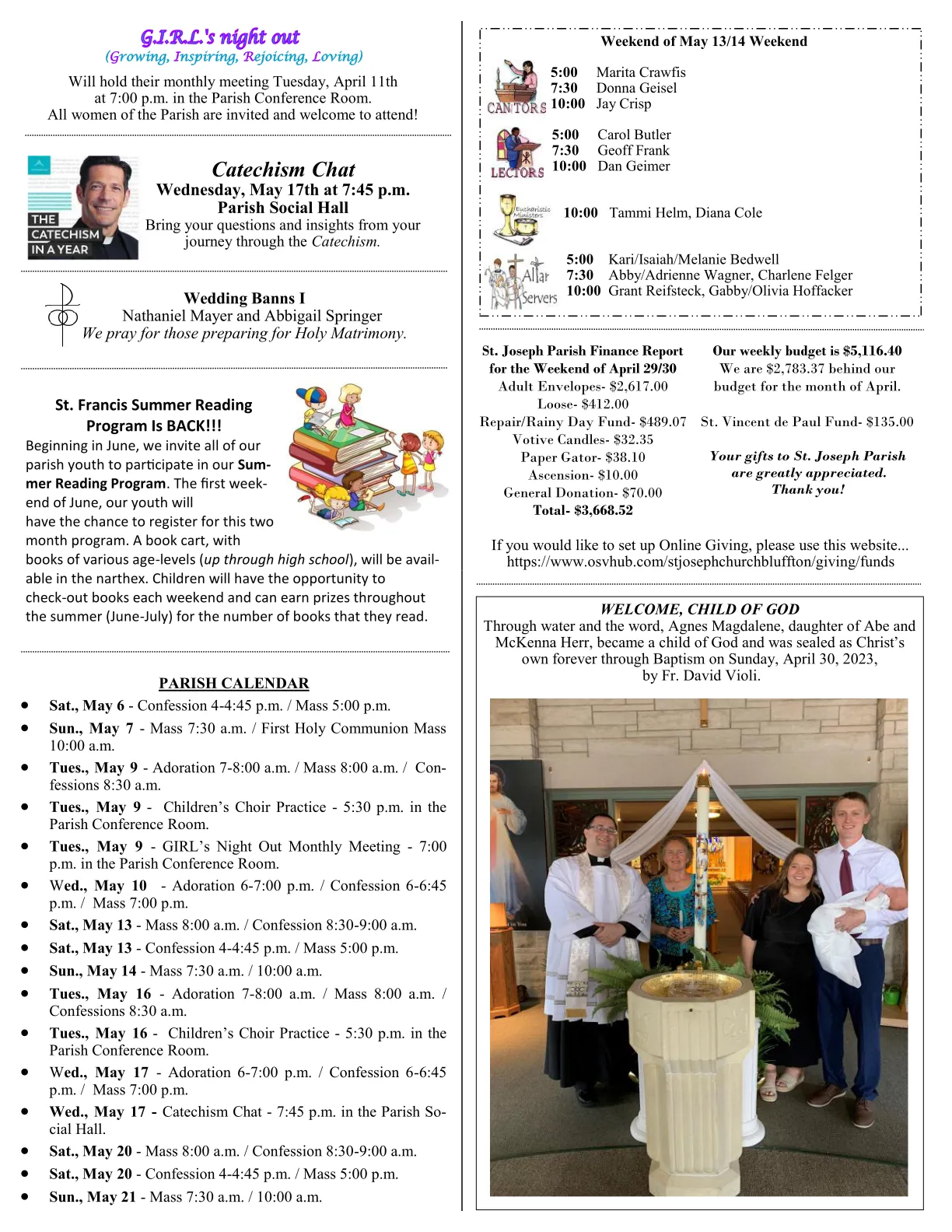 May 07, 2023 - Bulletin - Page 3