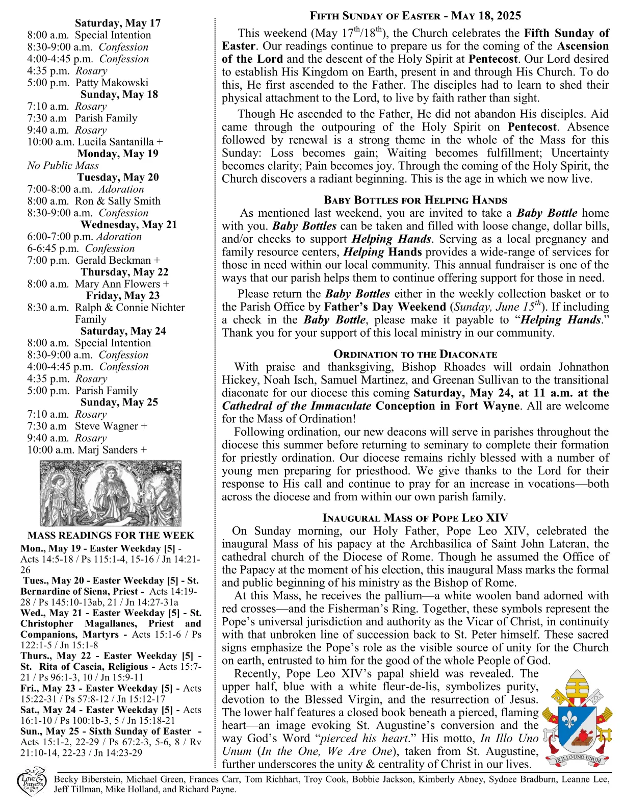 May 18, 2025 - Bulletin - Page 2