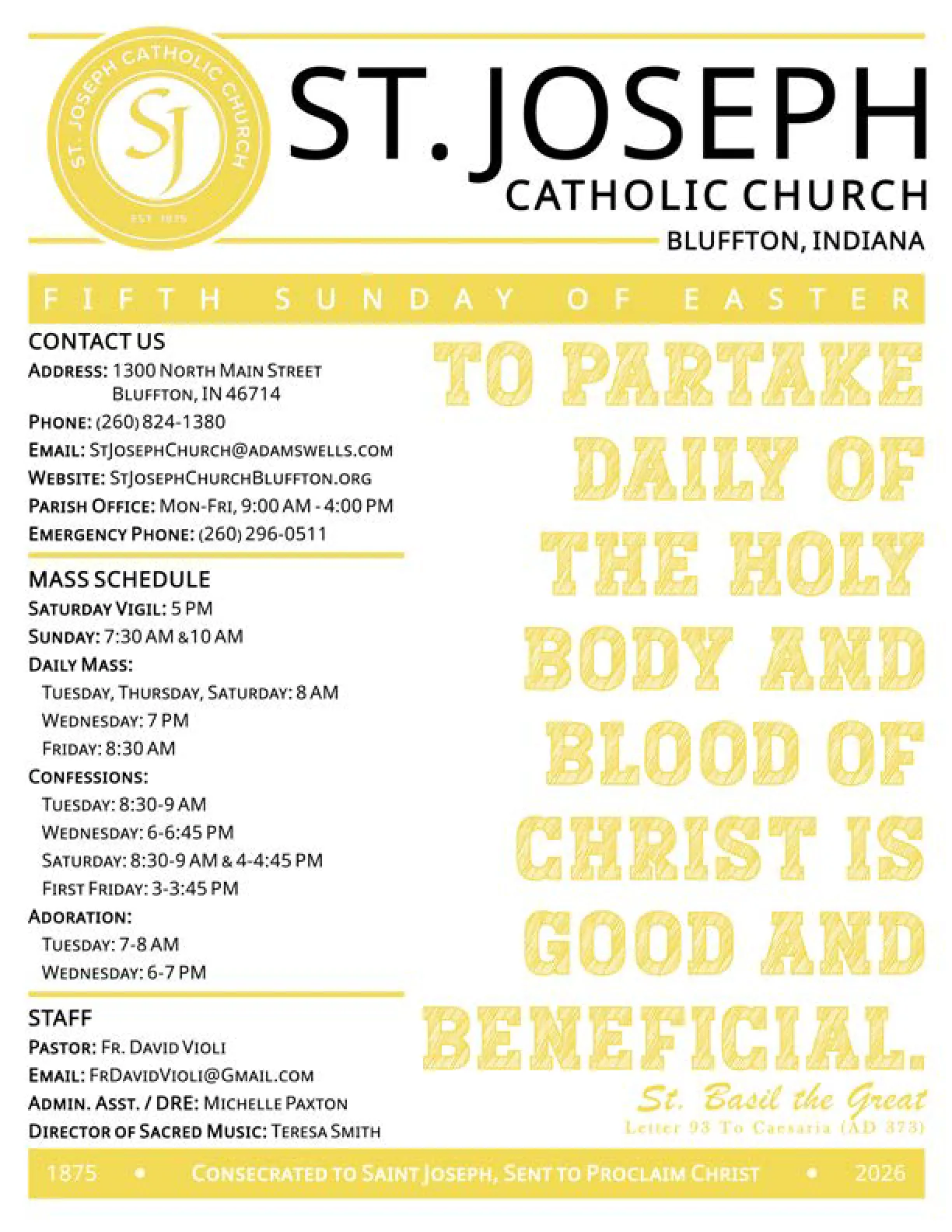 May 03, 2026 - Bulletin - Page 1