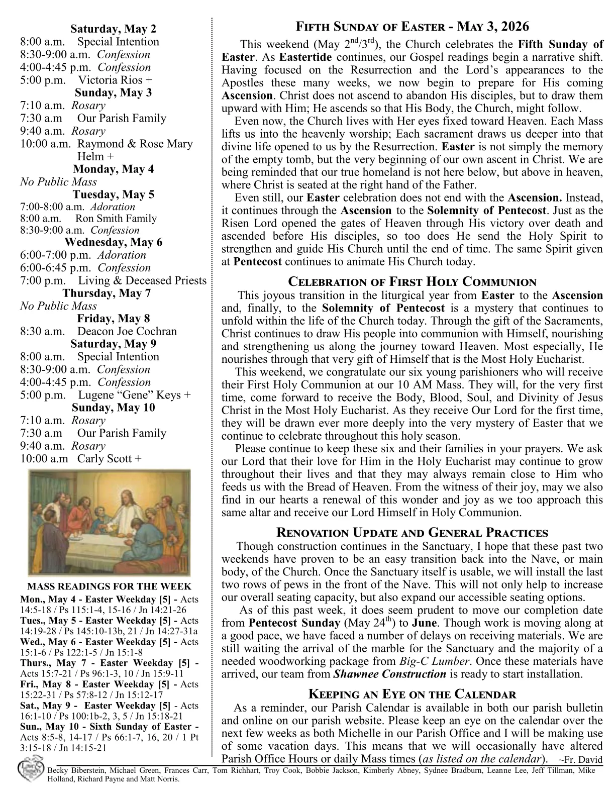 May 03, 2026 - Bulletin - Page 2
