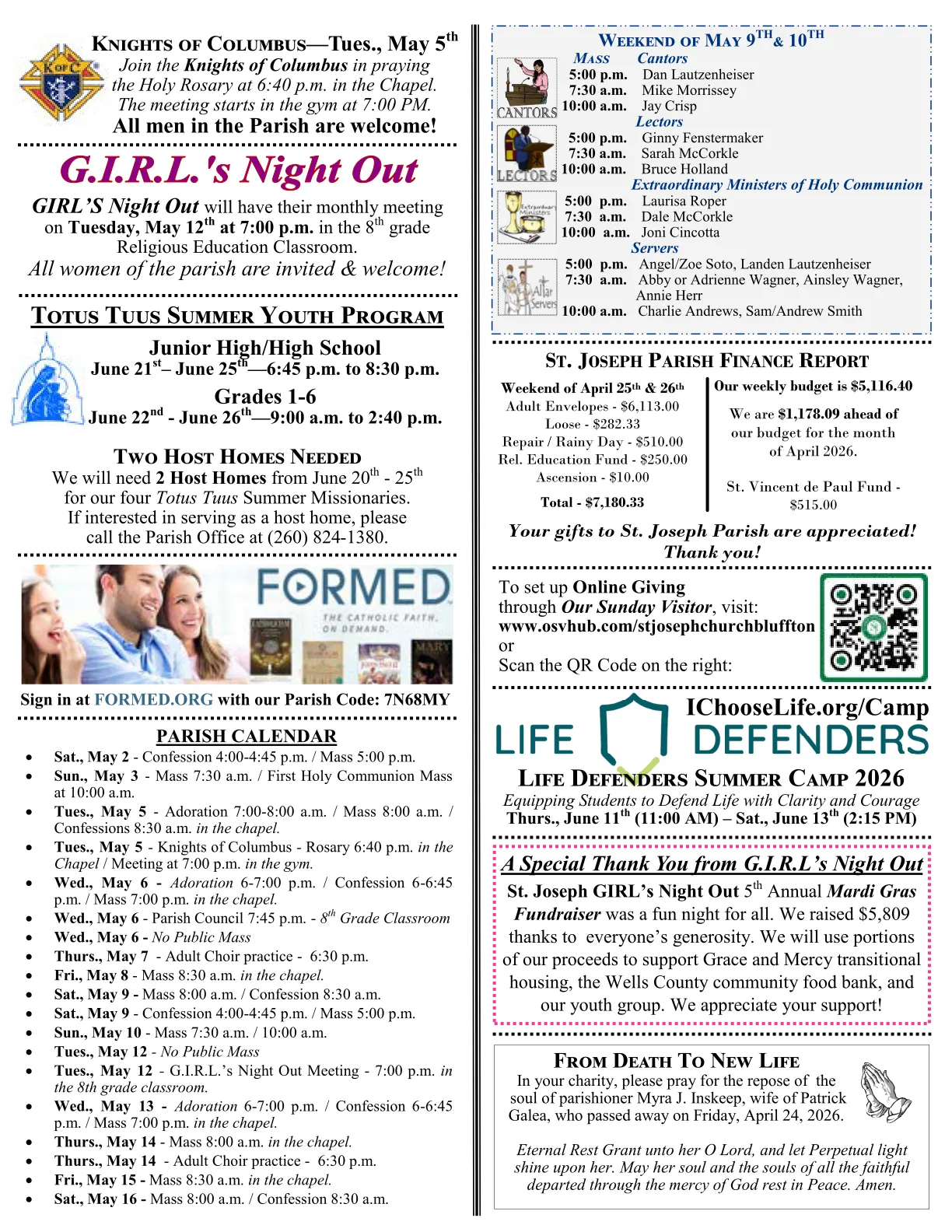 May 03, 2026 - Bulletin - Page 3