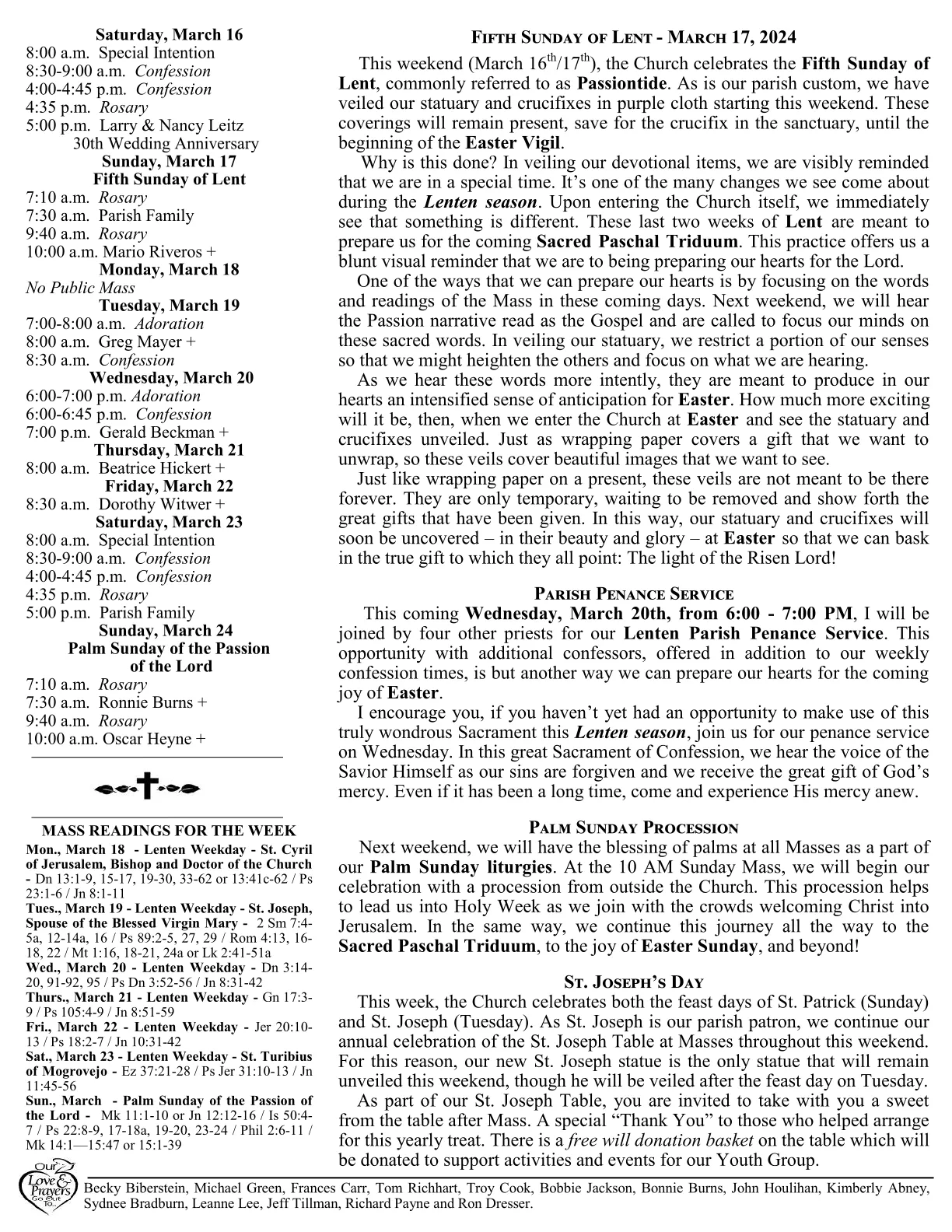 Mar 17, 2024 - Bulletin - Page 2