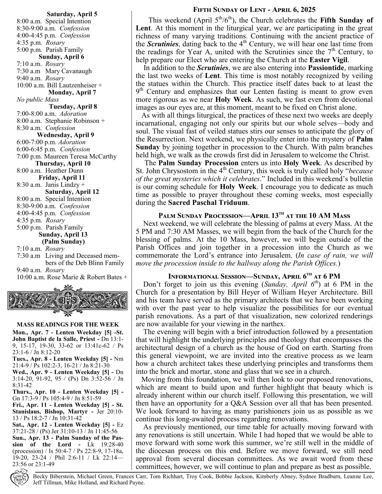 Apr 06, 2025 - Bulletin - Page 2