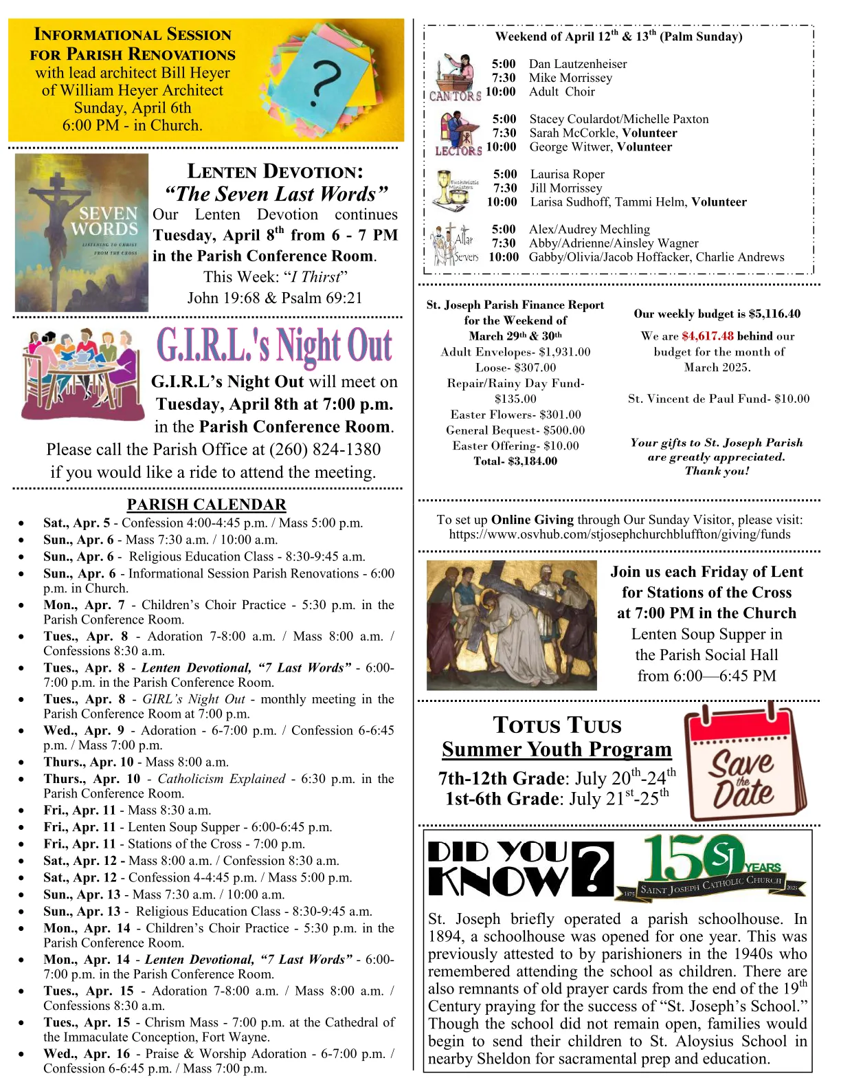 Apr 06, 2025 - Bulletin - Page 3