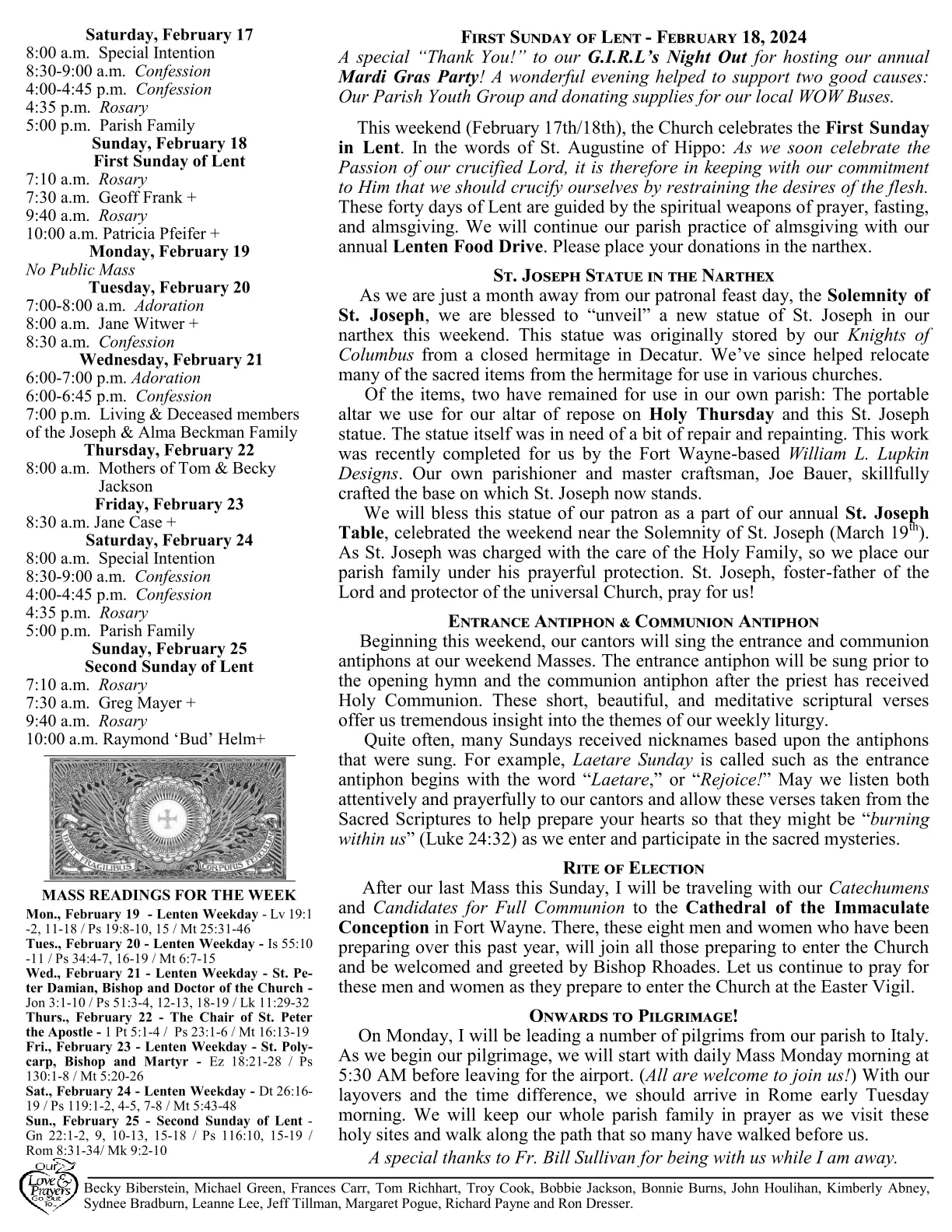 Feb 18, 2024 - Bulletin - Page 2