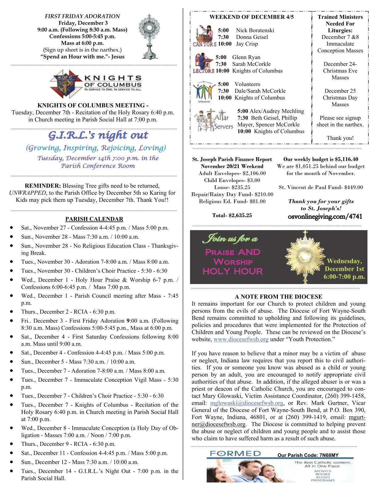 Nov 28, 2021 - Bulletin - Page 4