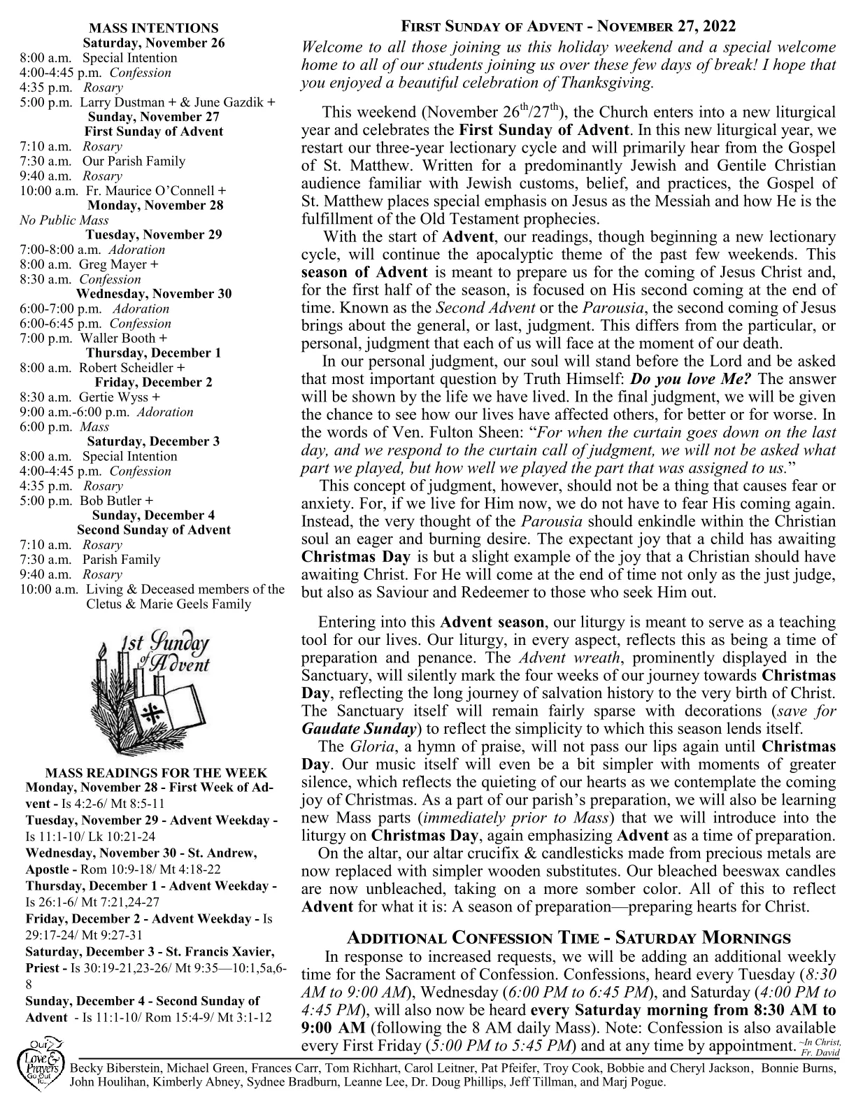Nov 27, 2022 - Bulletin - Page 2