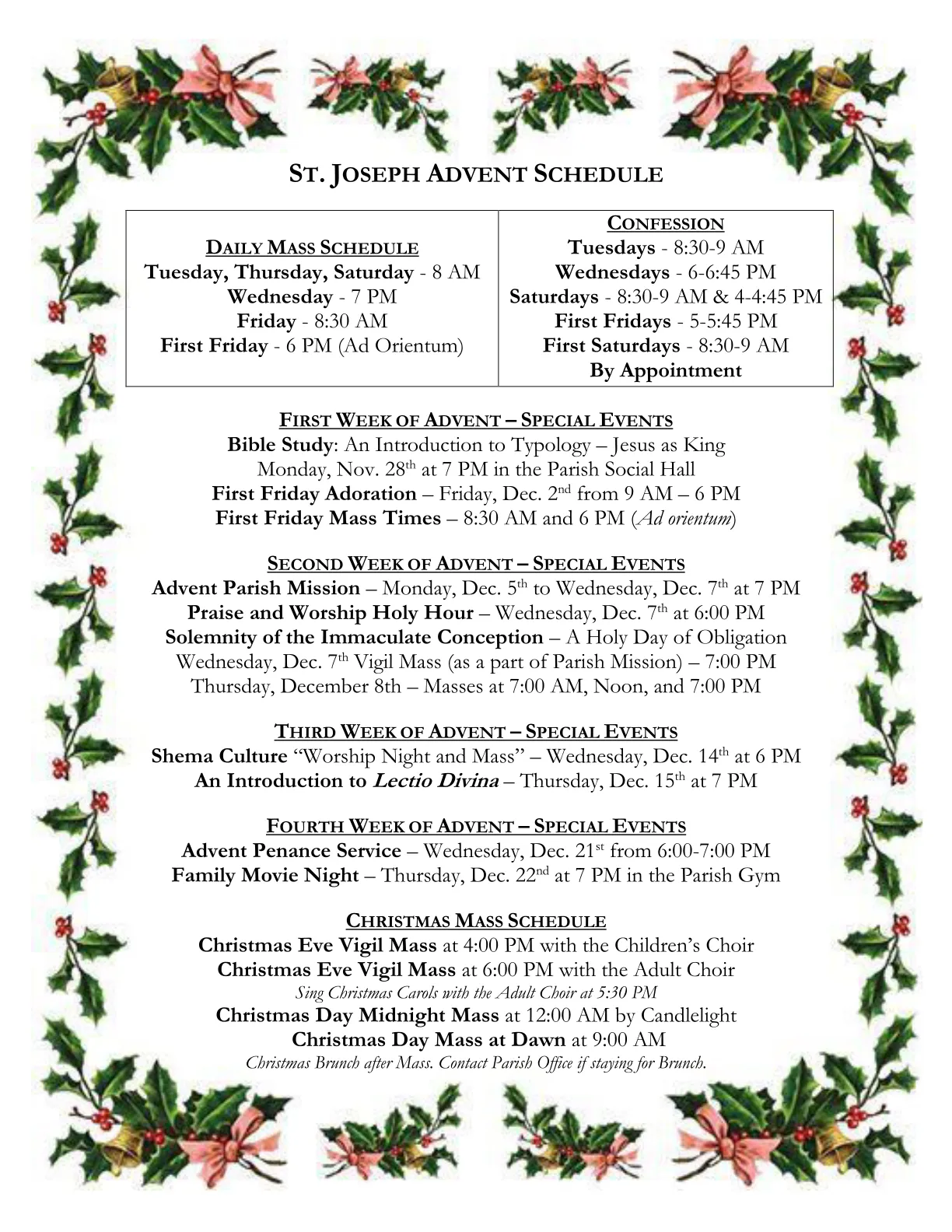 Nov 27, 2022 - Bulletin - Page 4