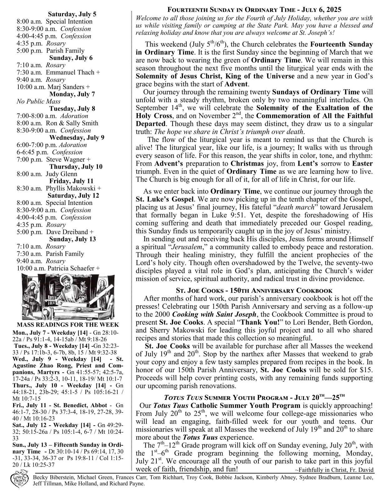 Jul 06, 2025 - Bulletin - Page 2