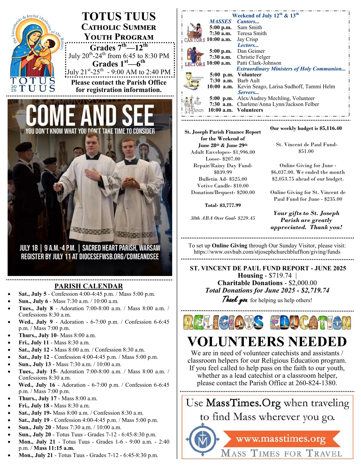 Jul 06, 2025 - Bulletin - Page 3