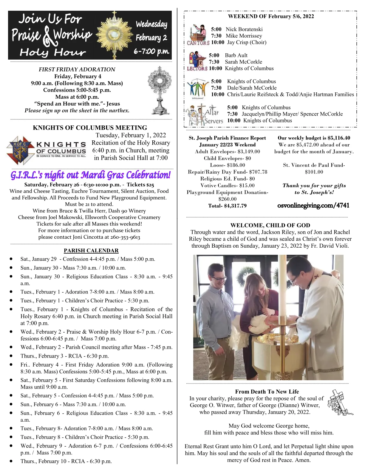 Jan 30, 2022 - Bulletin - Page 3