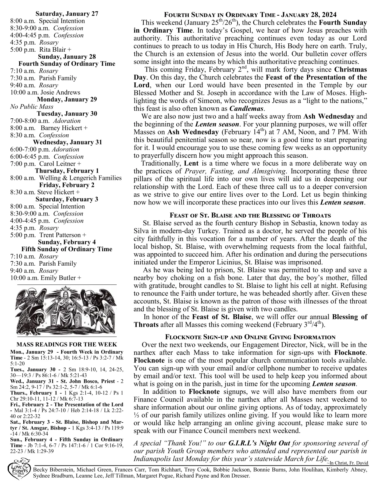 Jan 28, 2024 - Bulletin - Page 2